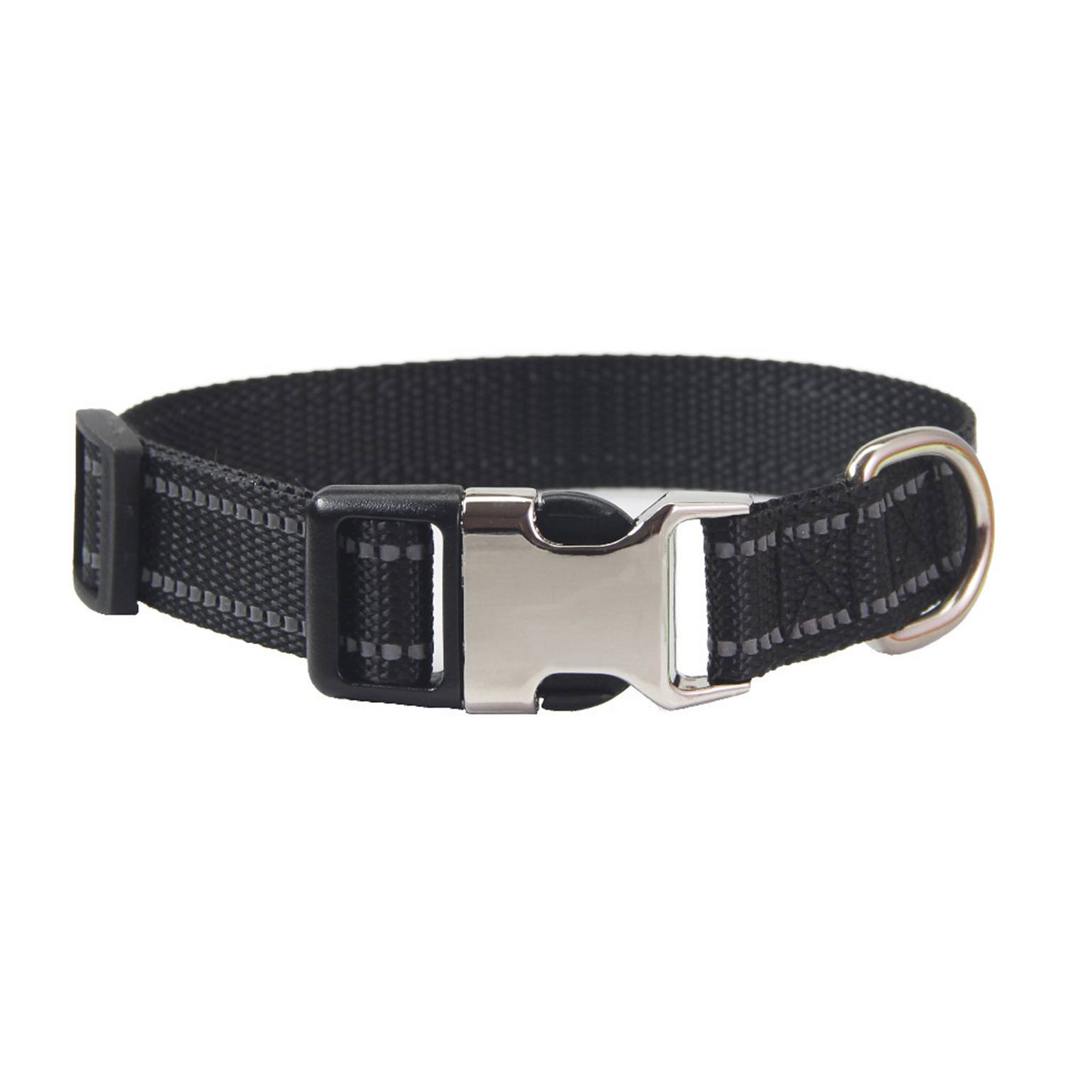 Reflective Dog Collar With Metal Buckle Quick Release 4