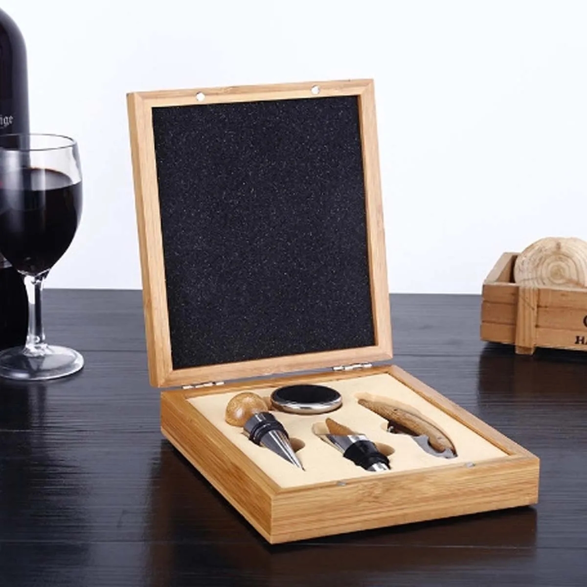 4-Piece Premium Automatic Wine Bottle Opener Set 1