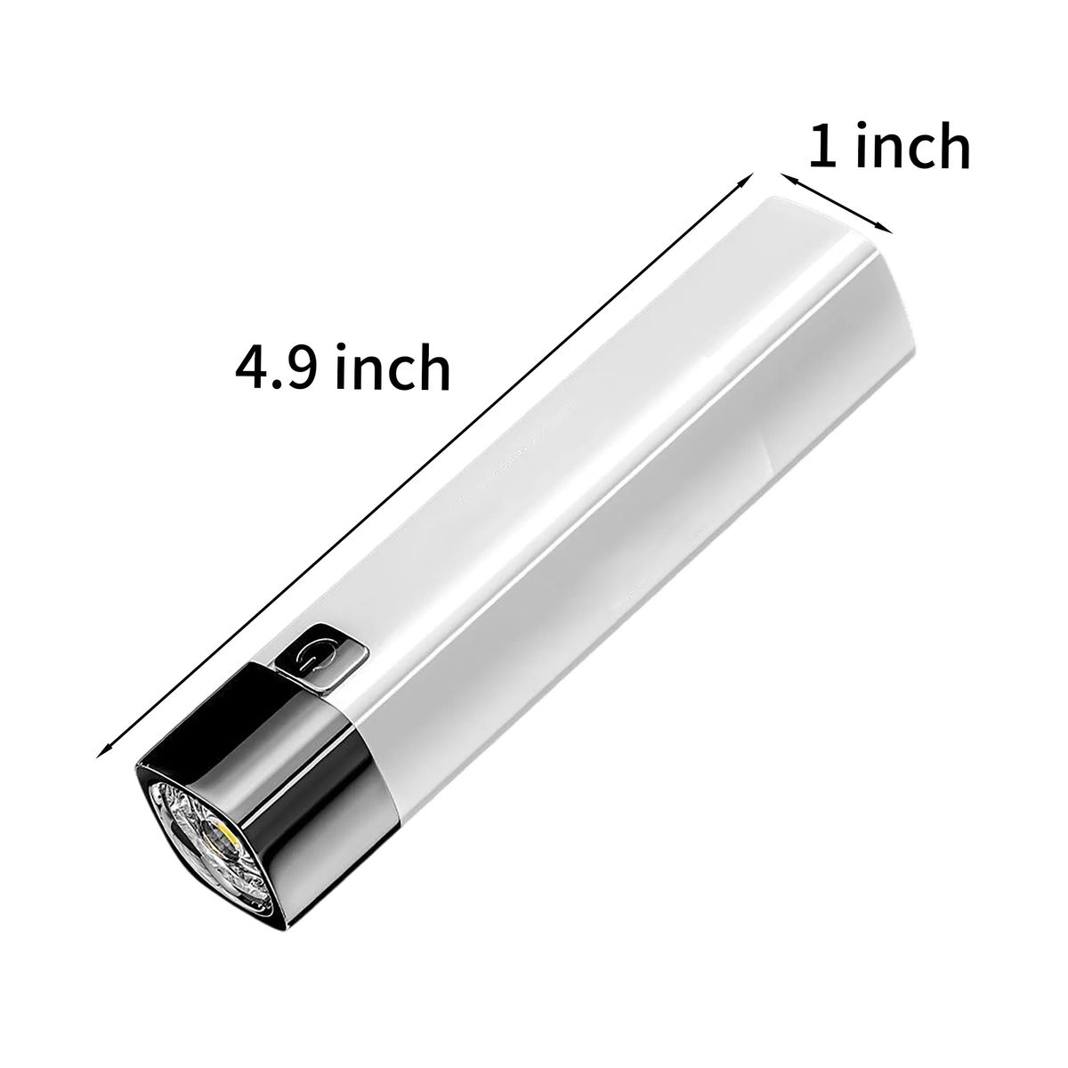 LED Flashlight Power Bank 1200mAh 4