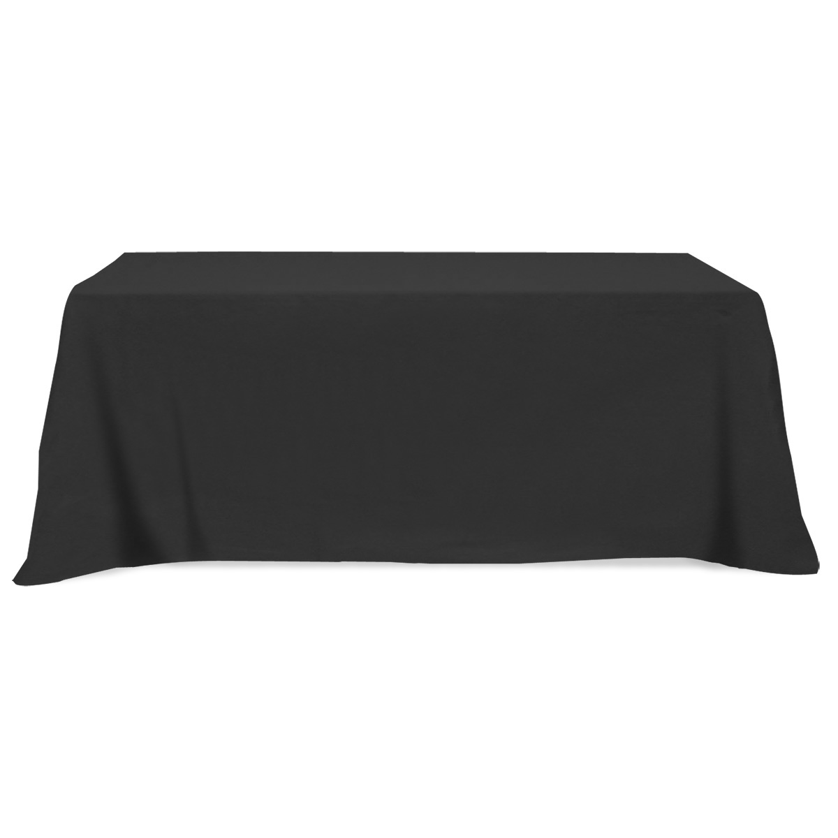 Flat Poly/Cotton 3-sided Table Cover - fits 8' standard table 1