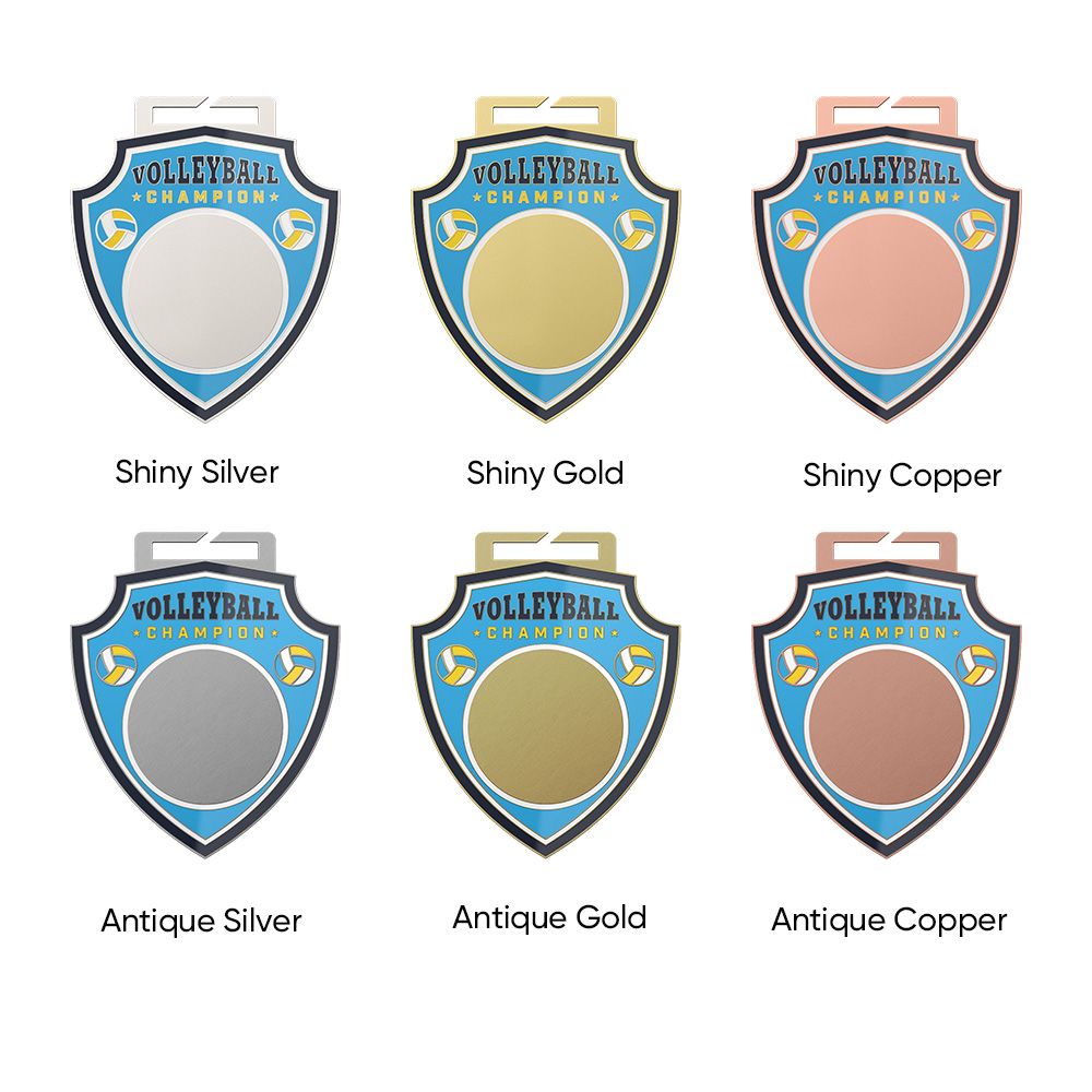 3.5" UV Printed Volleyball Medals 11