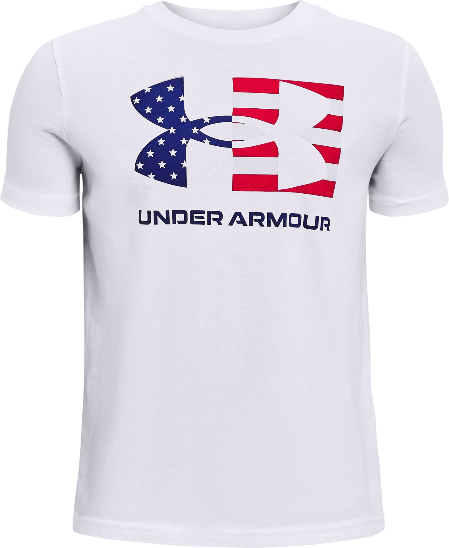 Boys' UA Freedom BFL Lockup T-Shirt, custom youth shirt with logo imprint 2
