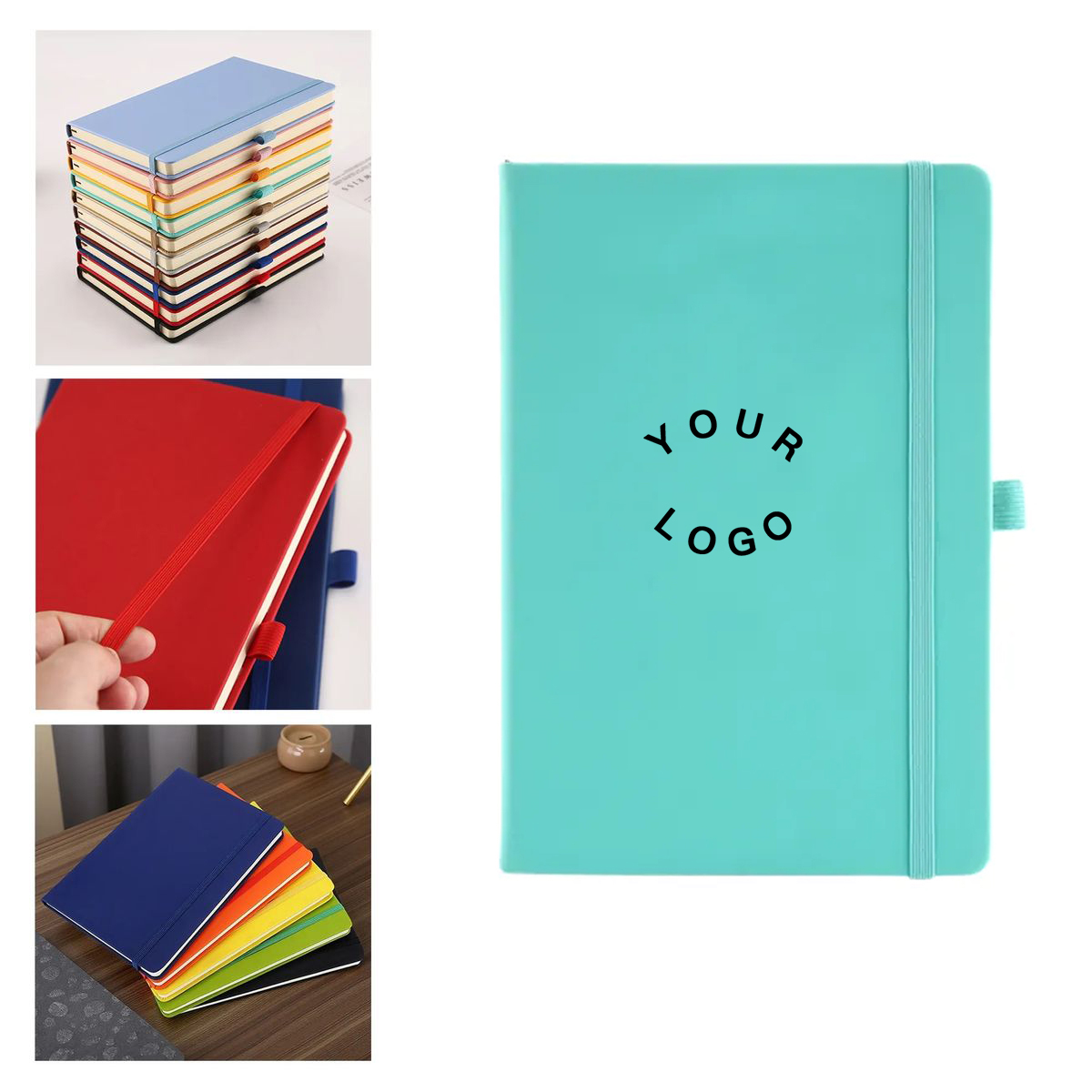 A5 Writing Notebook with Hardcover and Matching Pen 9