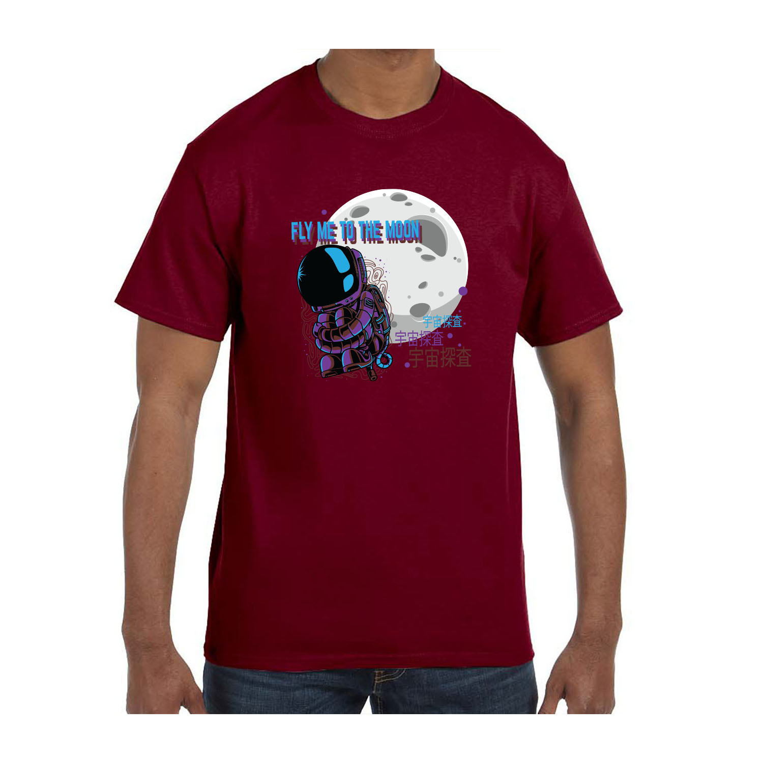 Gildan™ 5.3 oz Cotton Pre-Shrunk T-Shirt (Full Color Imprint) 51