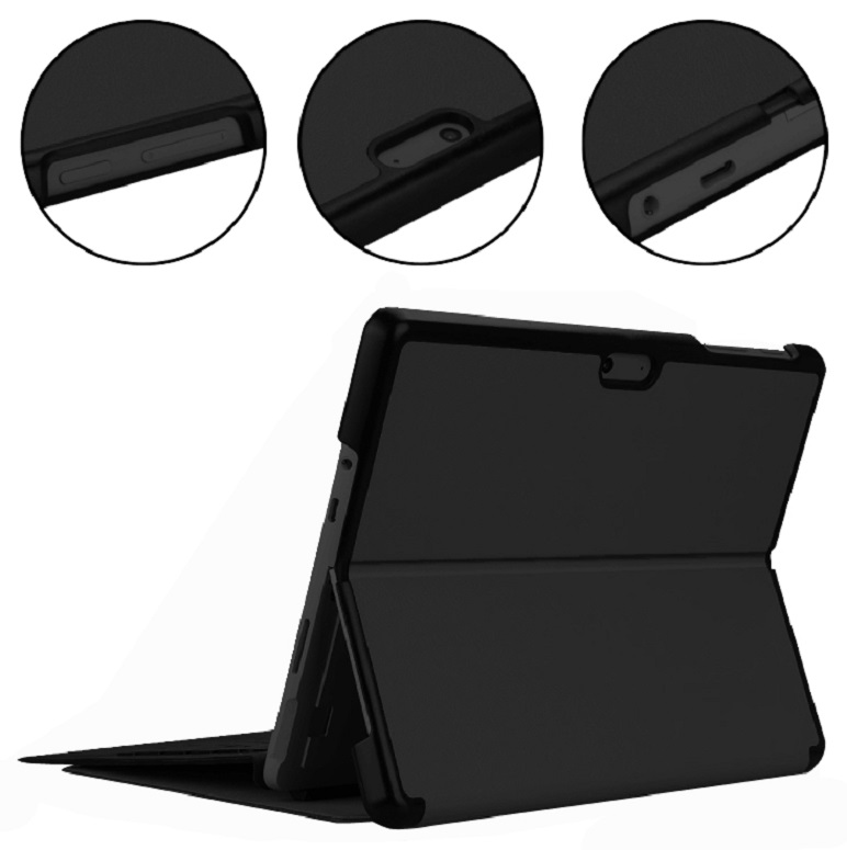 Microsoft Surface Go-2 10" (1,2, 3 and 4 Gen ) Non Stitch Easel Case 2