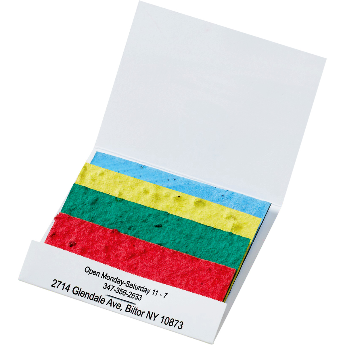 Seed Paper Matchbook Color Stack w/Wildflower Seeds 2