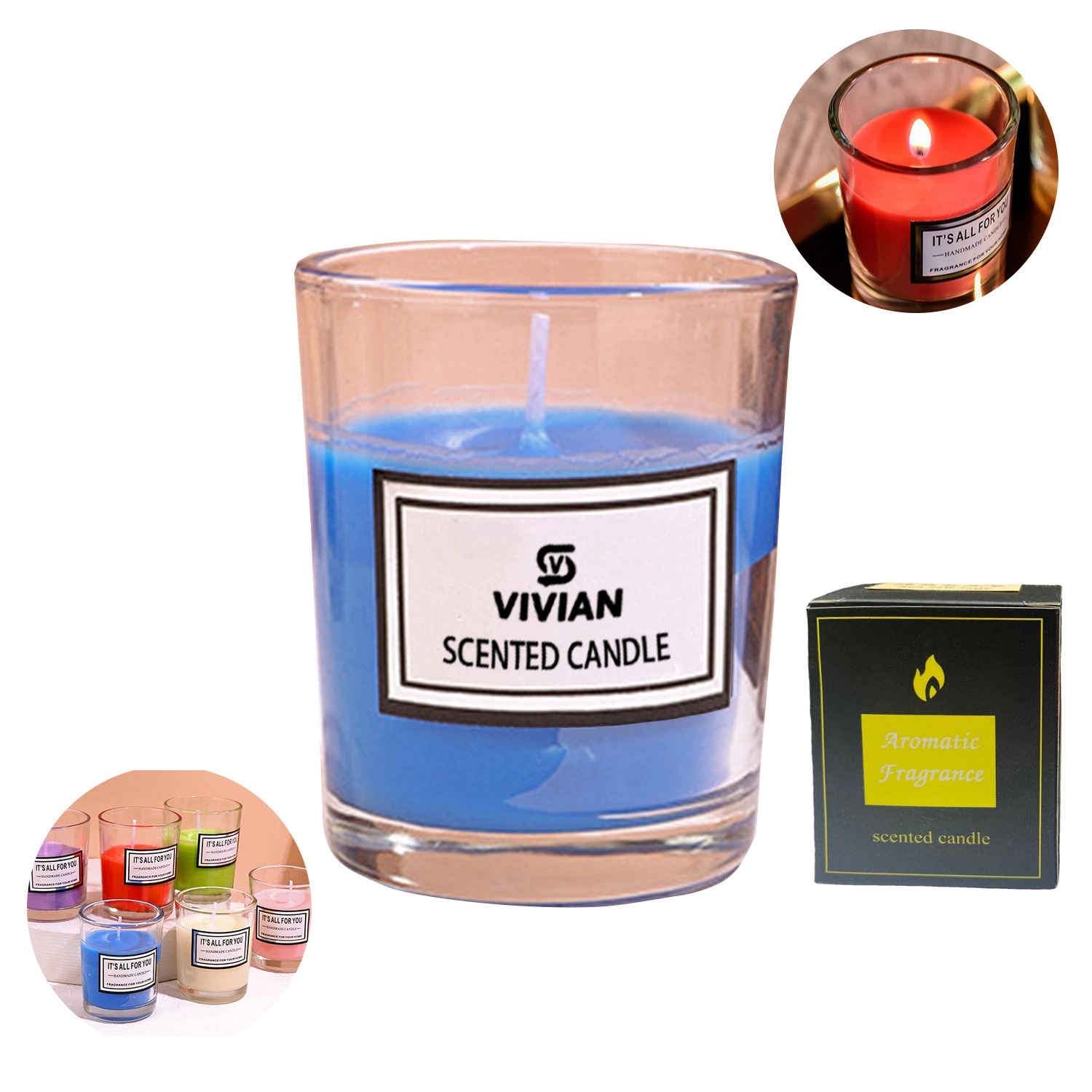3 Oz. Aromatherapy Tmbler Candles 2