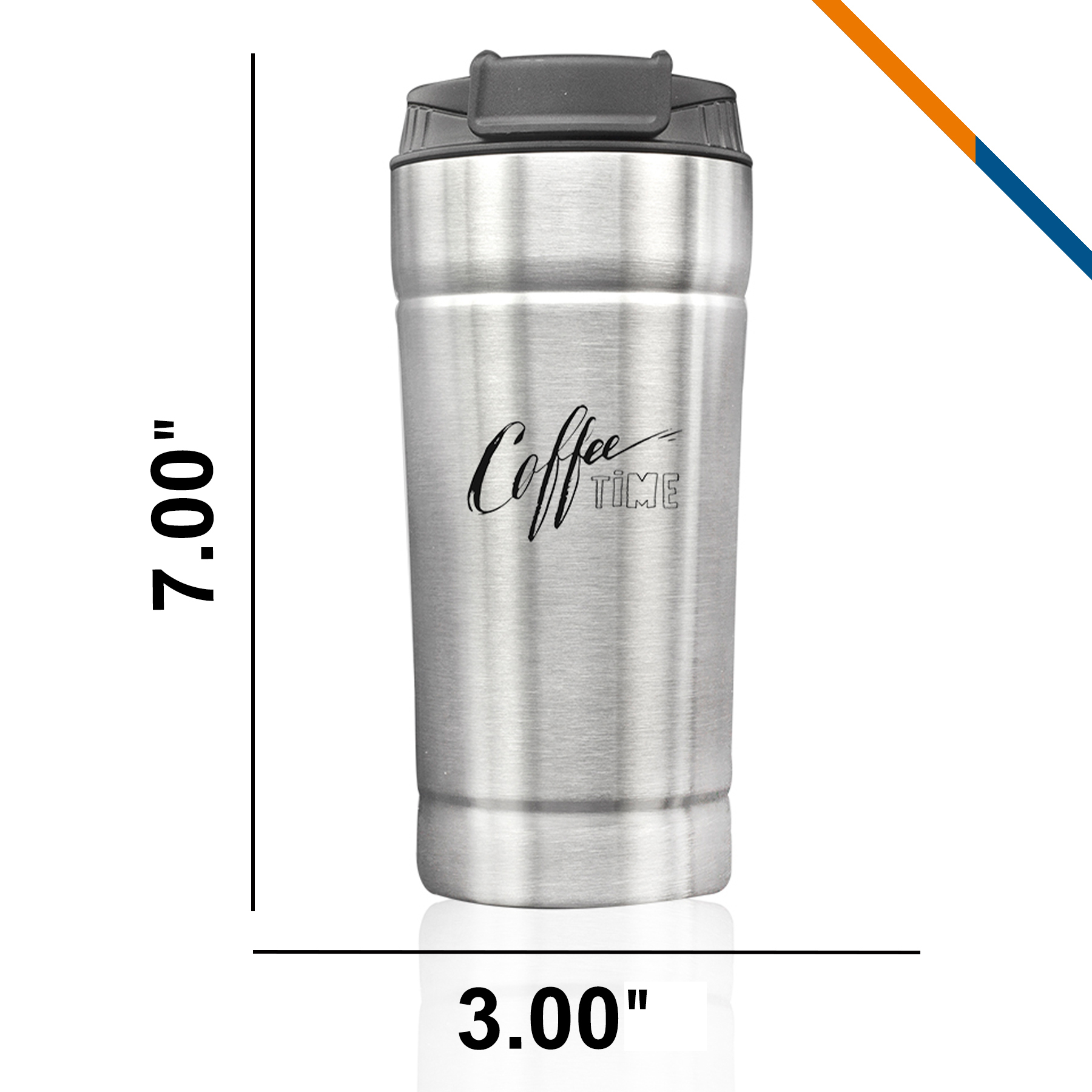 Tendi Stainless Steel Travel Mug - 16 OZ. 4