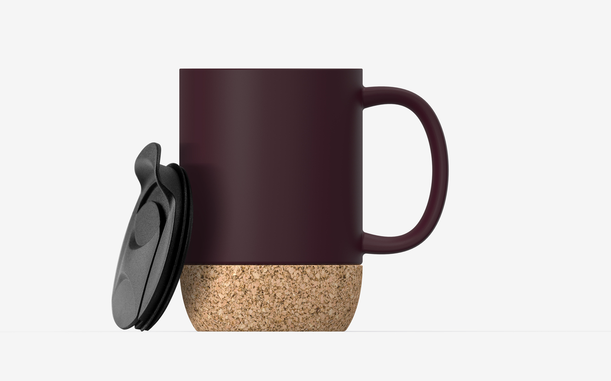 Asobu 12 Oz. Cork Ceramic Coffee Mug 7