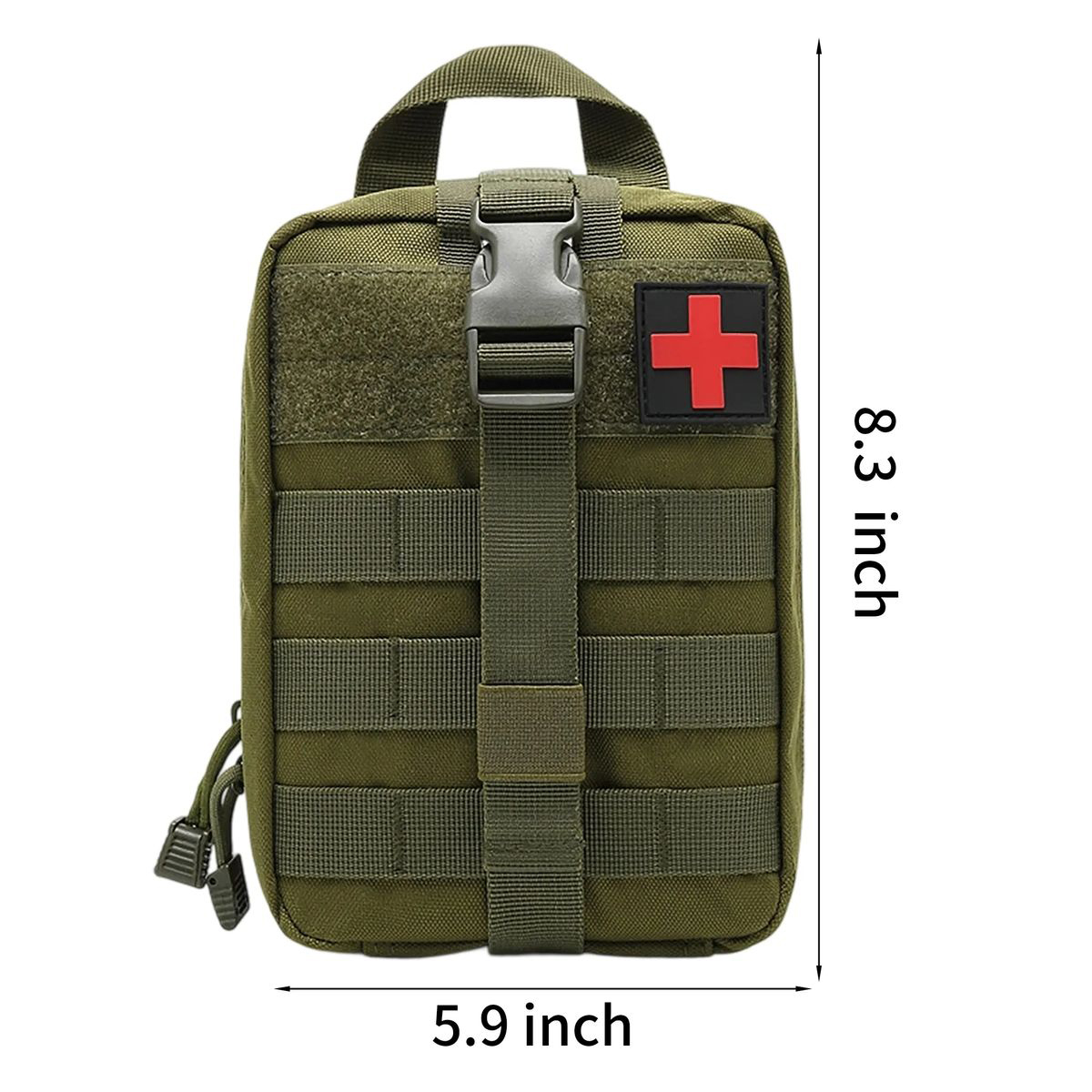 Compact Outdoor First Aid Kit 8x6 Inch for Emergencies 1
