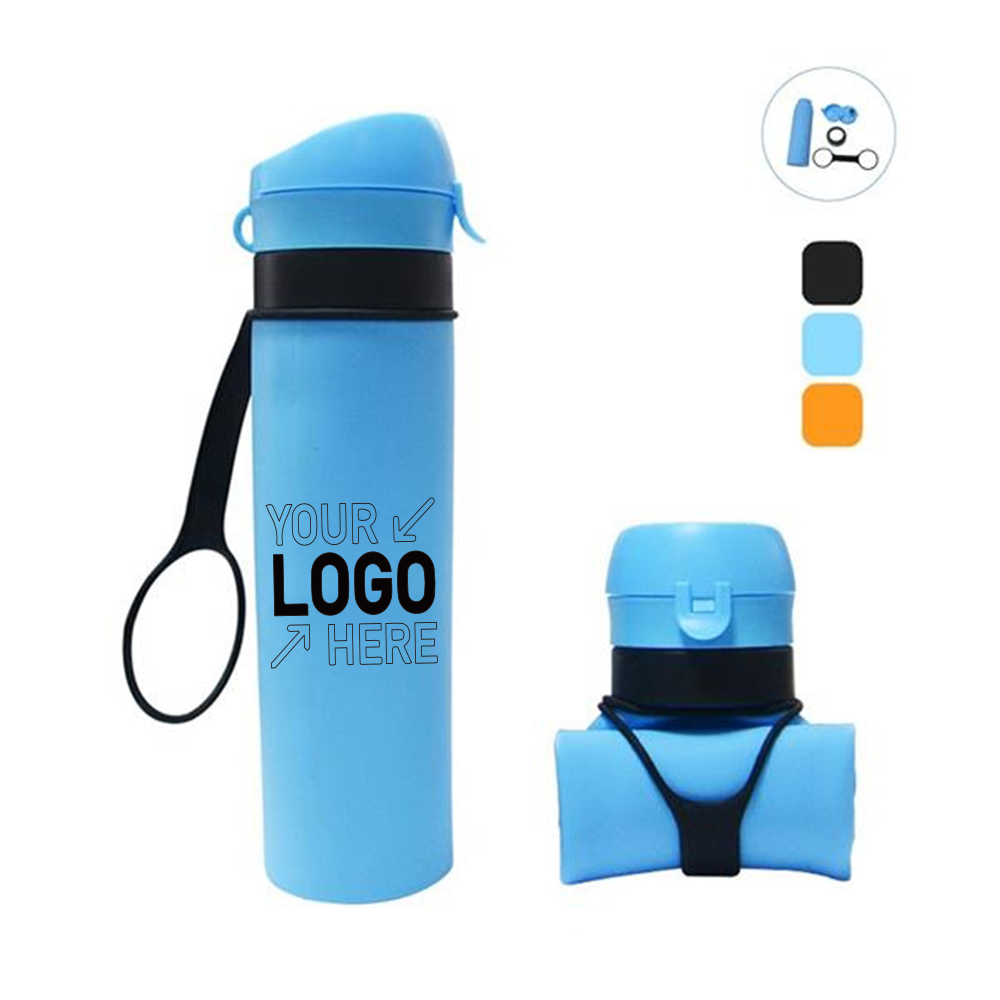 20 oz Silicone Bottle With 5