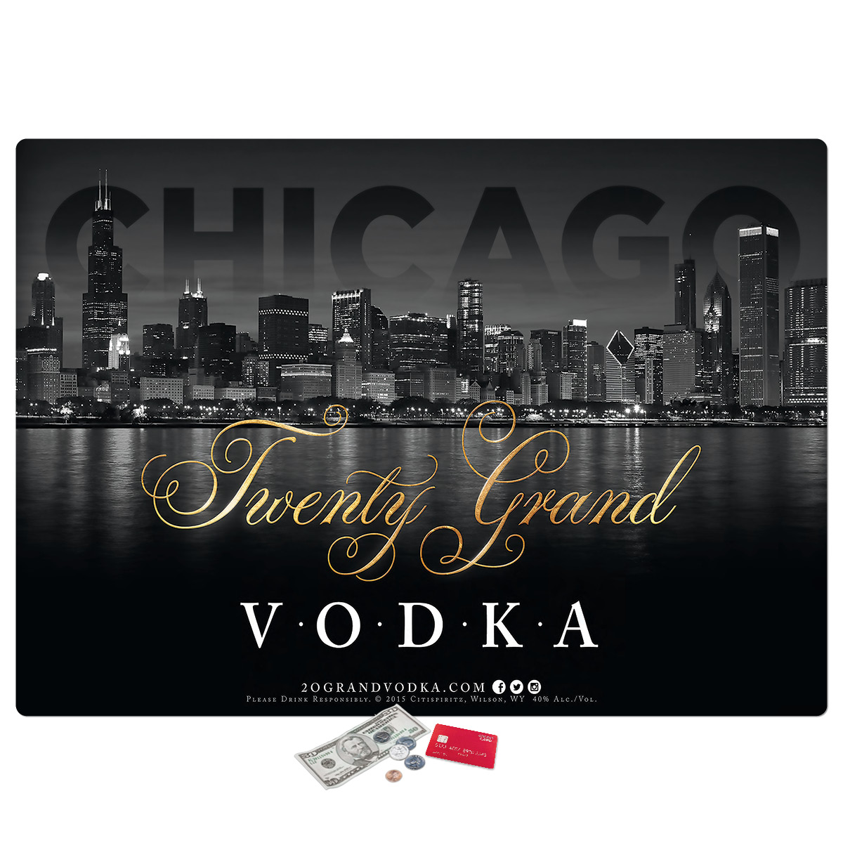 Origin'L Fabric Heavy Duty Fabric Counter Mat-19.5"x28"x1/4"