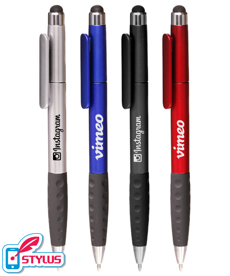 Union Printed "Frilly" Stylus Twist Pen 1