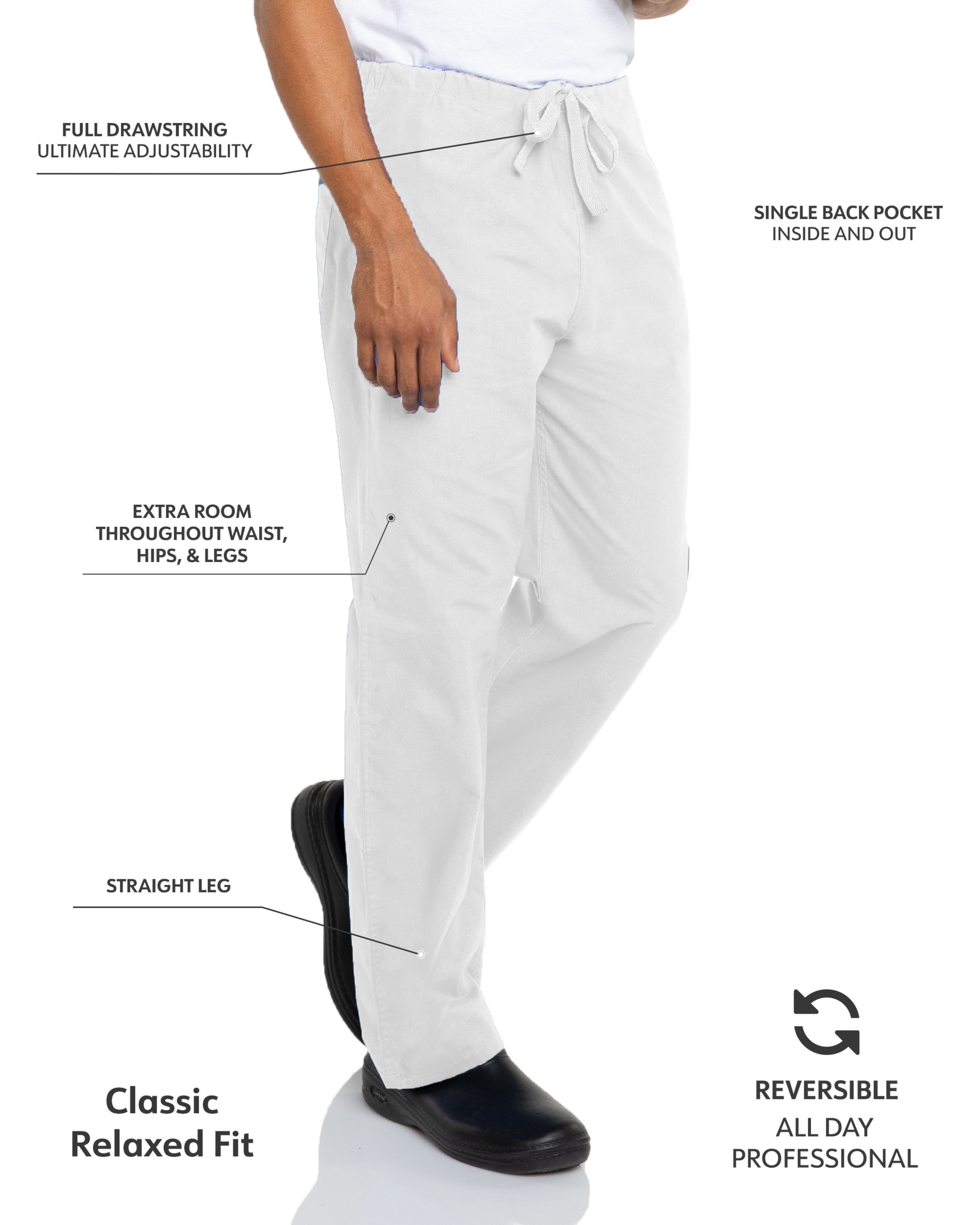 Landau - Essentials - Unisex One-Pocket Reversible High-Rise Waist Pant 1