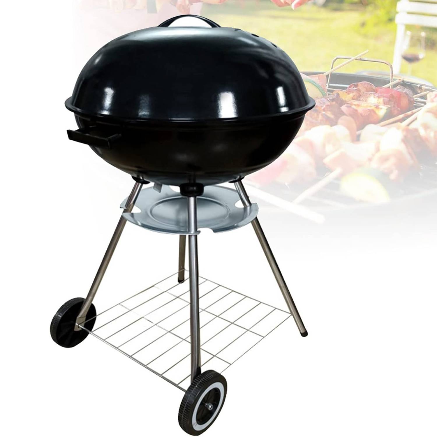 BBQ Kettle Charcoal Grill 3