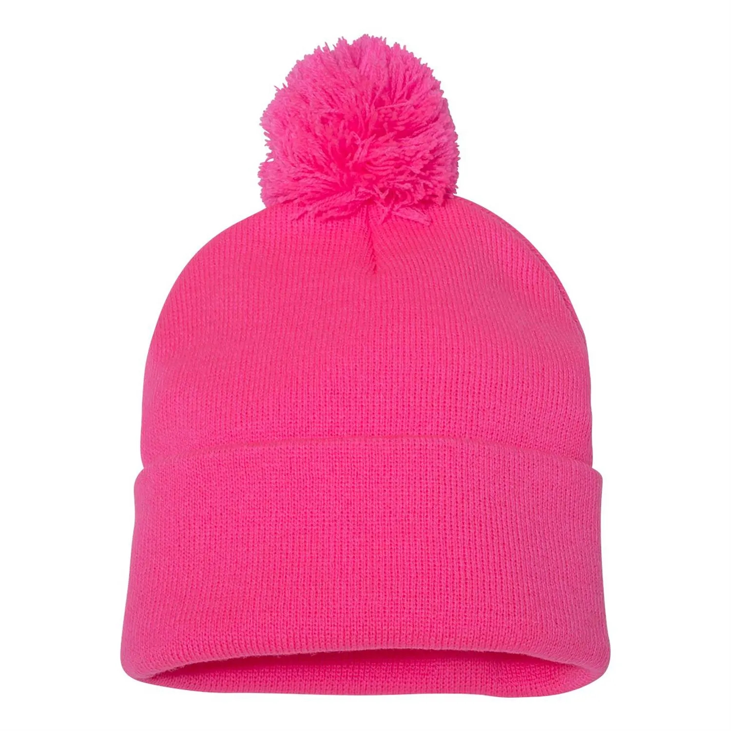 Sportsman Pom-Pom 12" Knit Beanie 48
