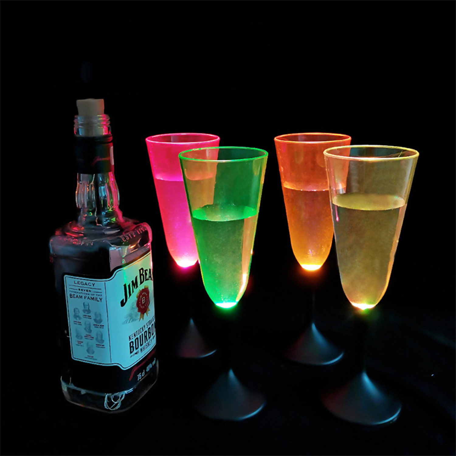 LED Mini Champagne Glass 6