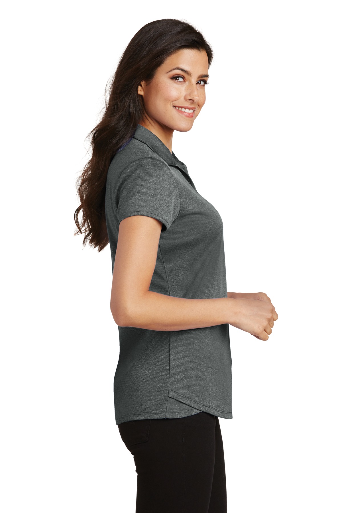 Port Authority Women's Trace Heather Polo. L576 25