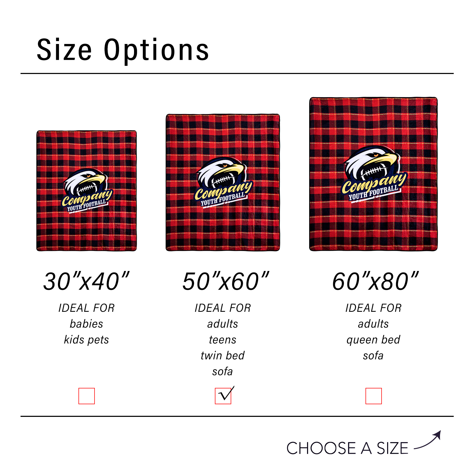 300 GSM Soft Plush Flannel Throw Sublimation Blanket 50" X 60" 7