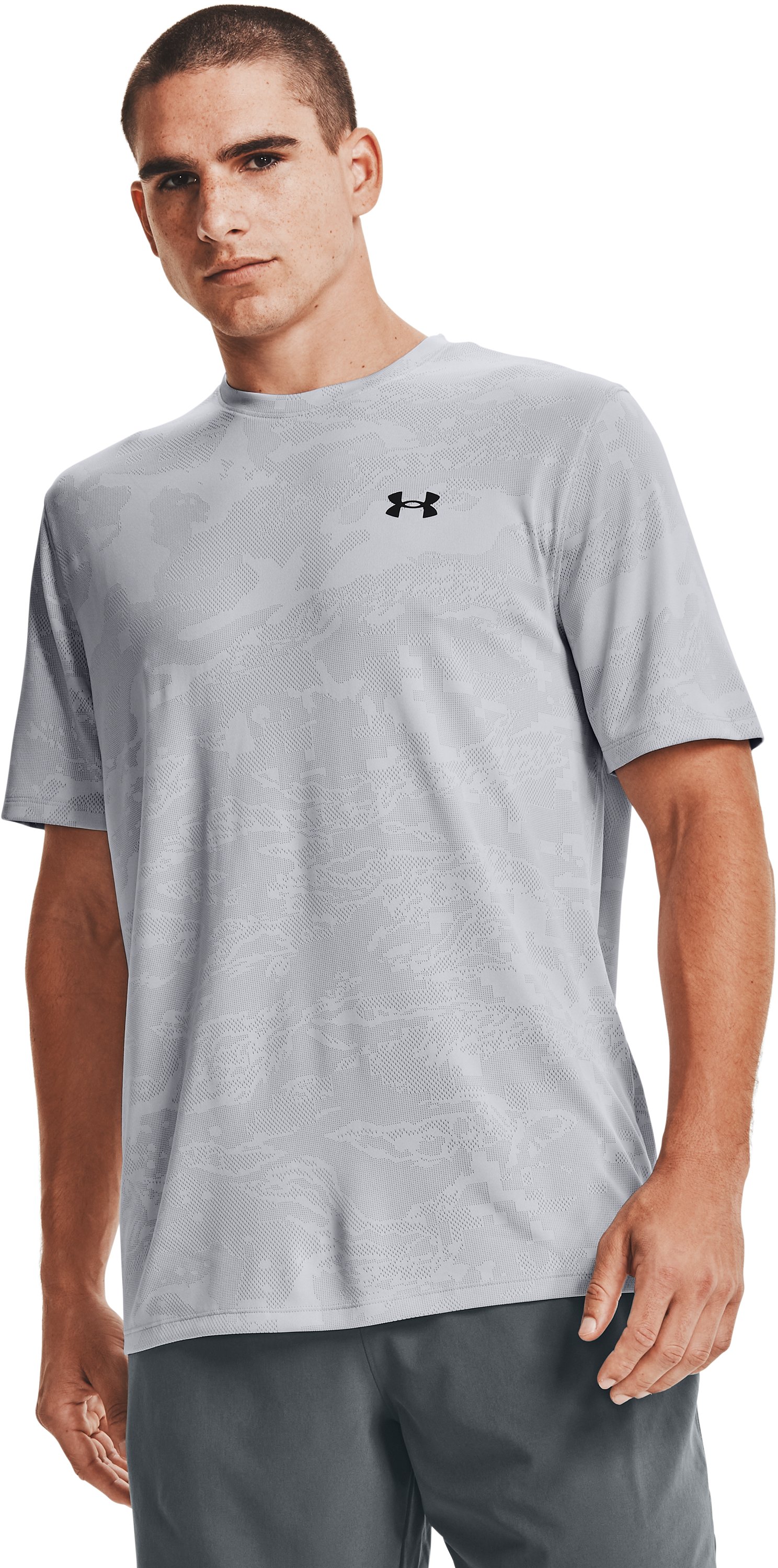 UA Vent Camo Men's Training Short Sleeve 10
