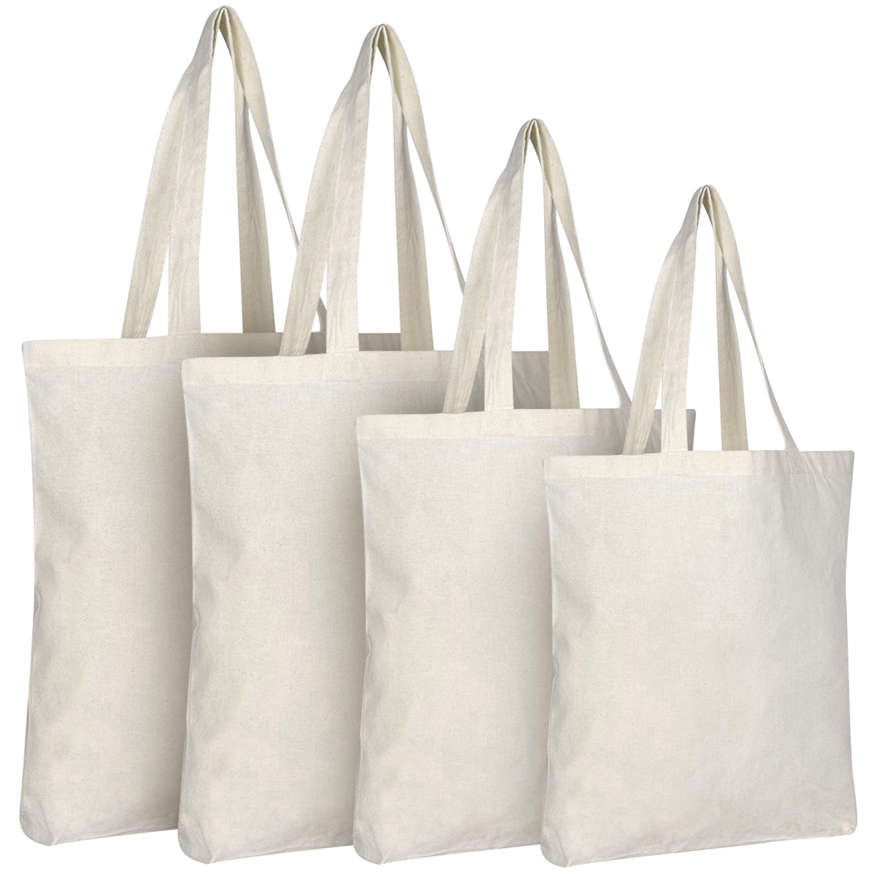 Natural Canvas Tote Bag, custom tote bag with logo imprint 1
