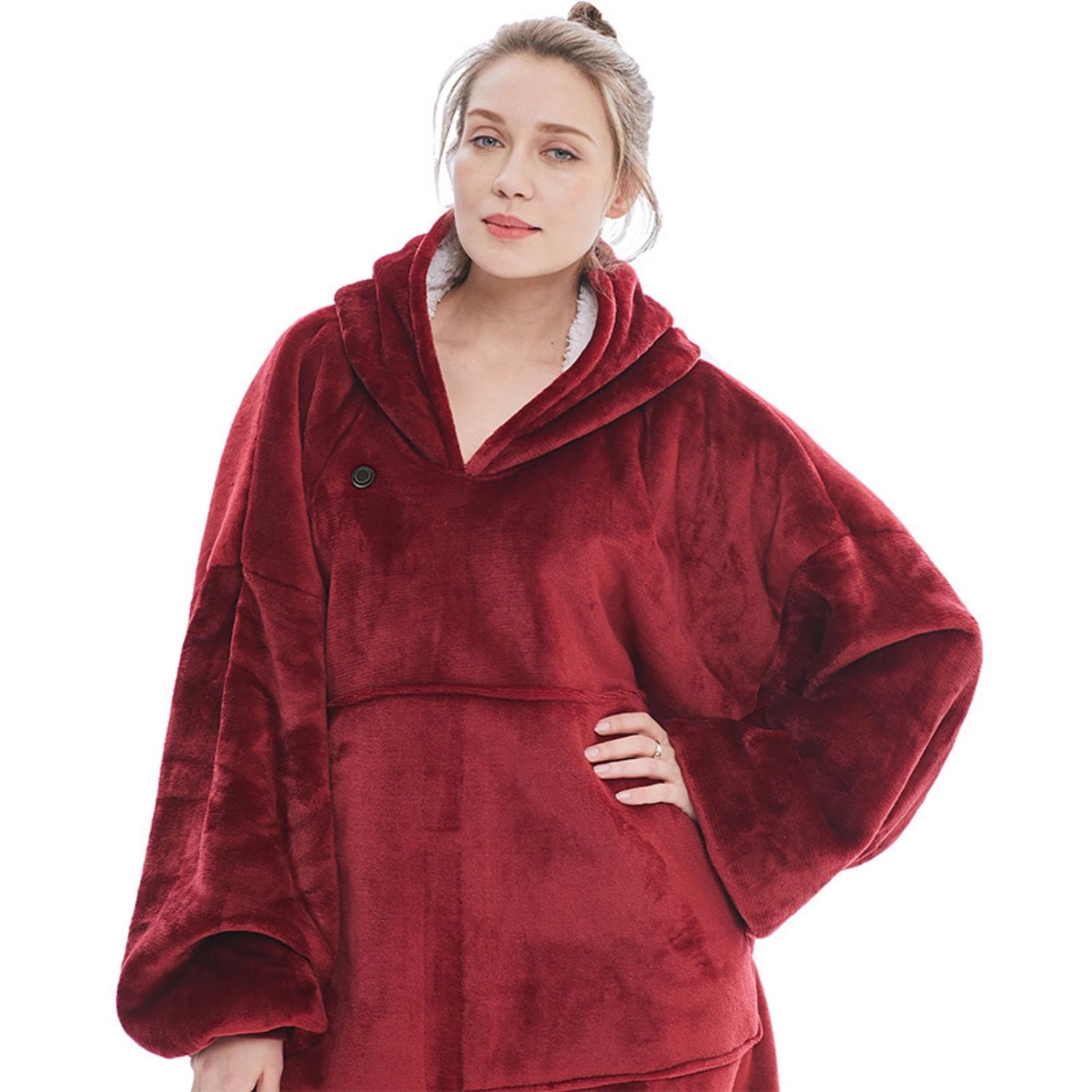 Soft Electric Blanket Heated Throw Poncho Wrap 4