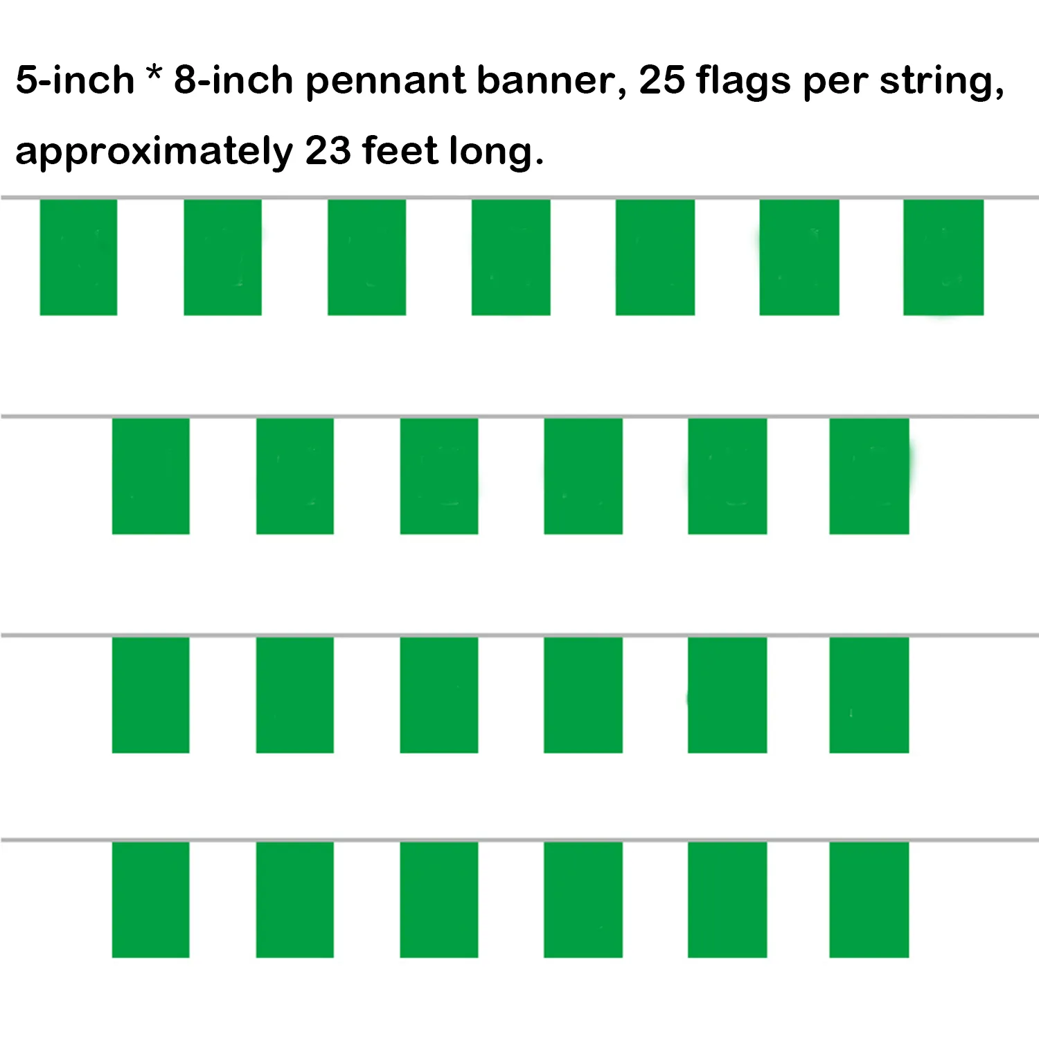 23ft Banner String with 25 Small Flags 3