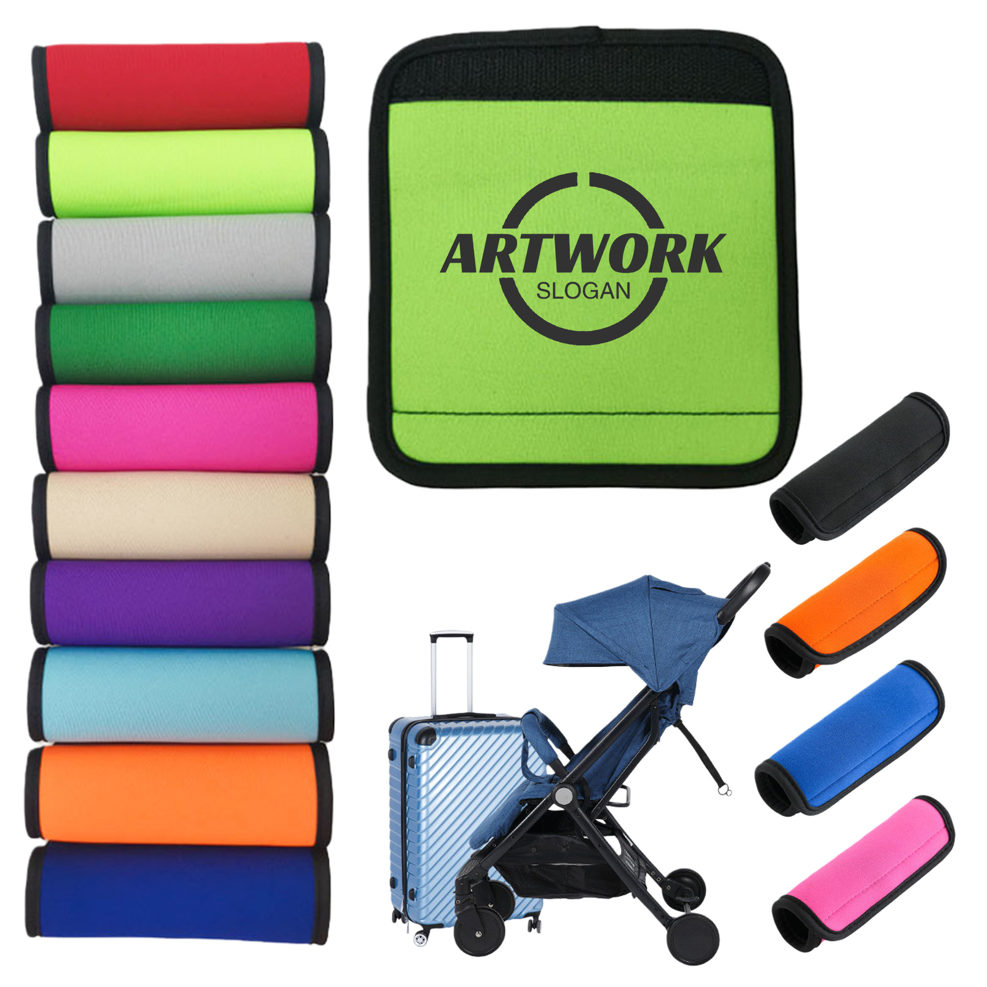Reusable Luggage Soft Handle Wrap 2