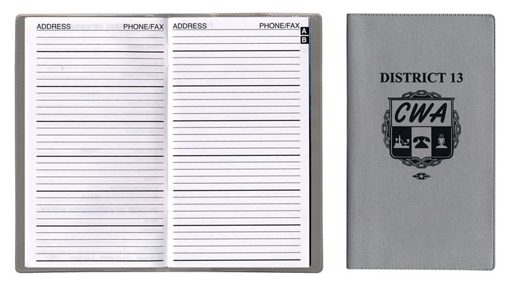 Standard Vinyl Address Book 3
