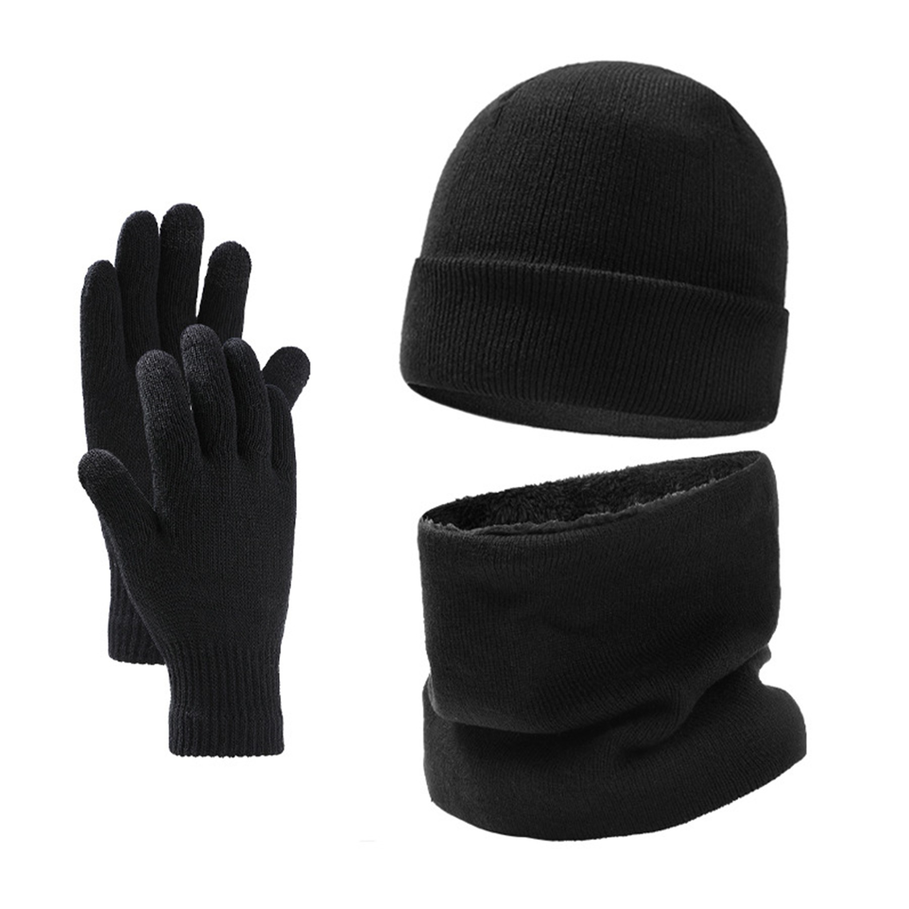 Winter Hat Scarf Glove Set 3