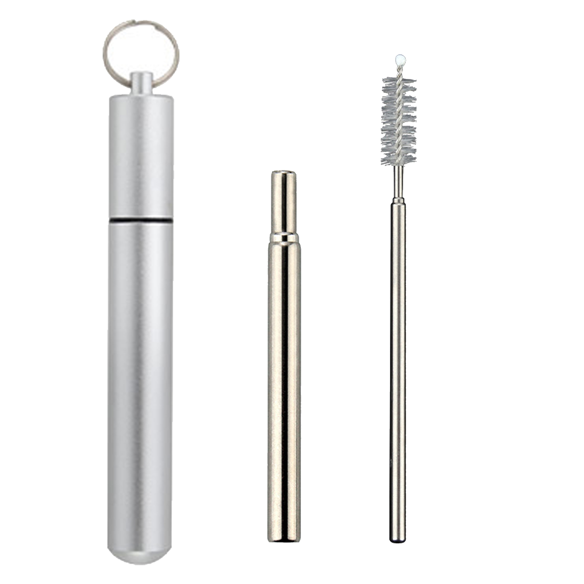 Folding Stainless Steel Straw Kit 9