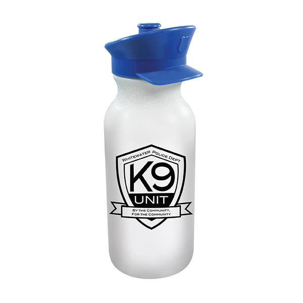 20 oz. Value Cycle Bottle with Police Hat Push 'n Pull Cap 15