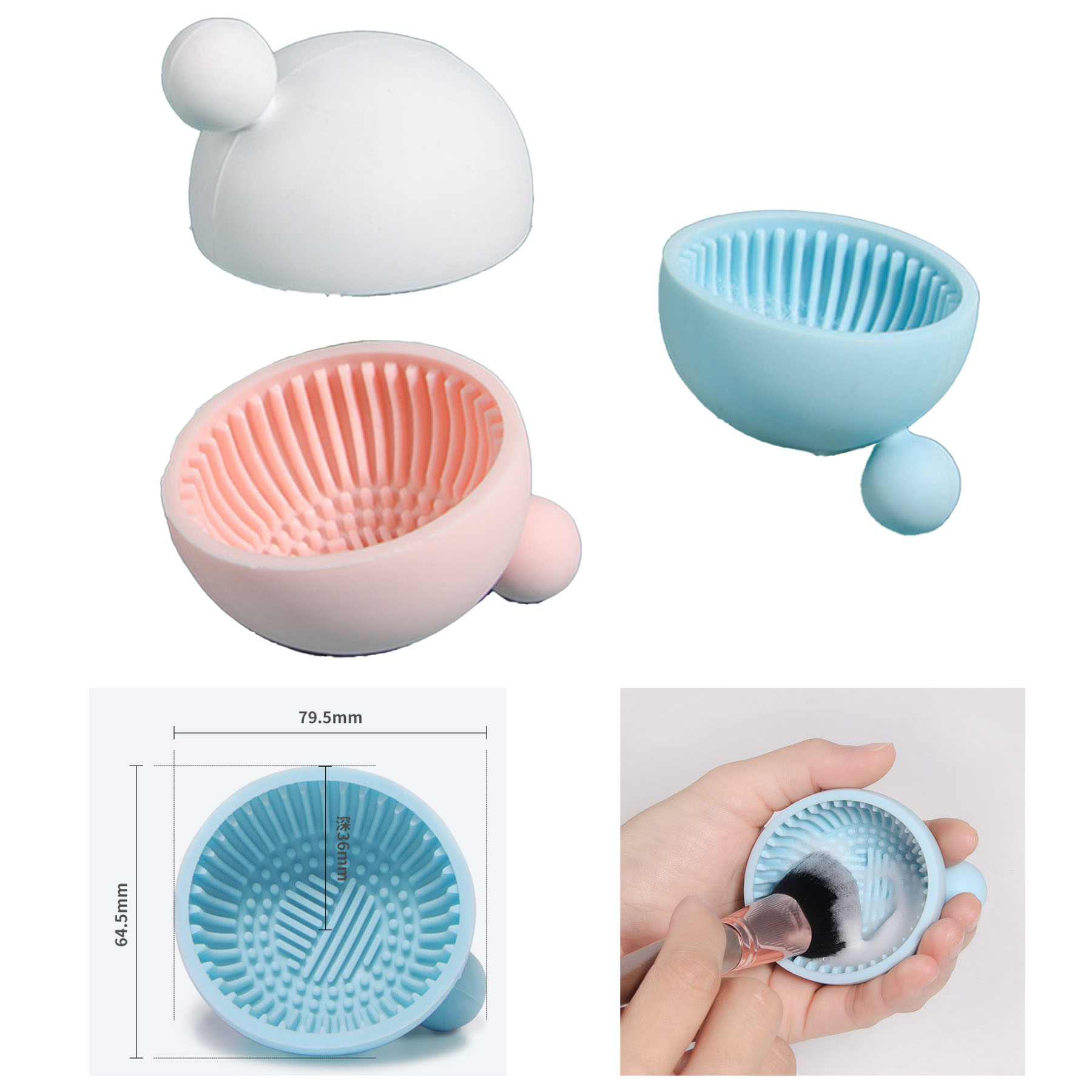 Silicone Makeup Brush Scrub Pad 2