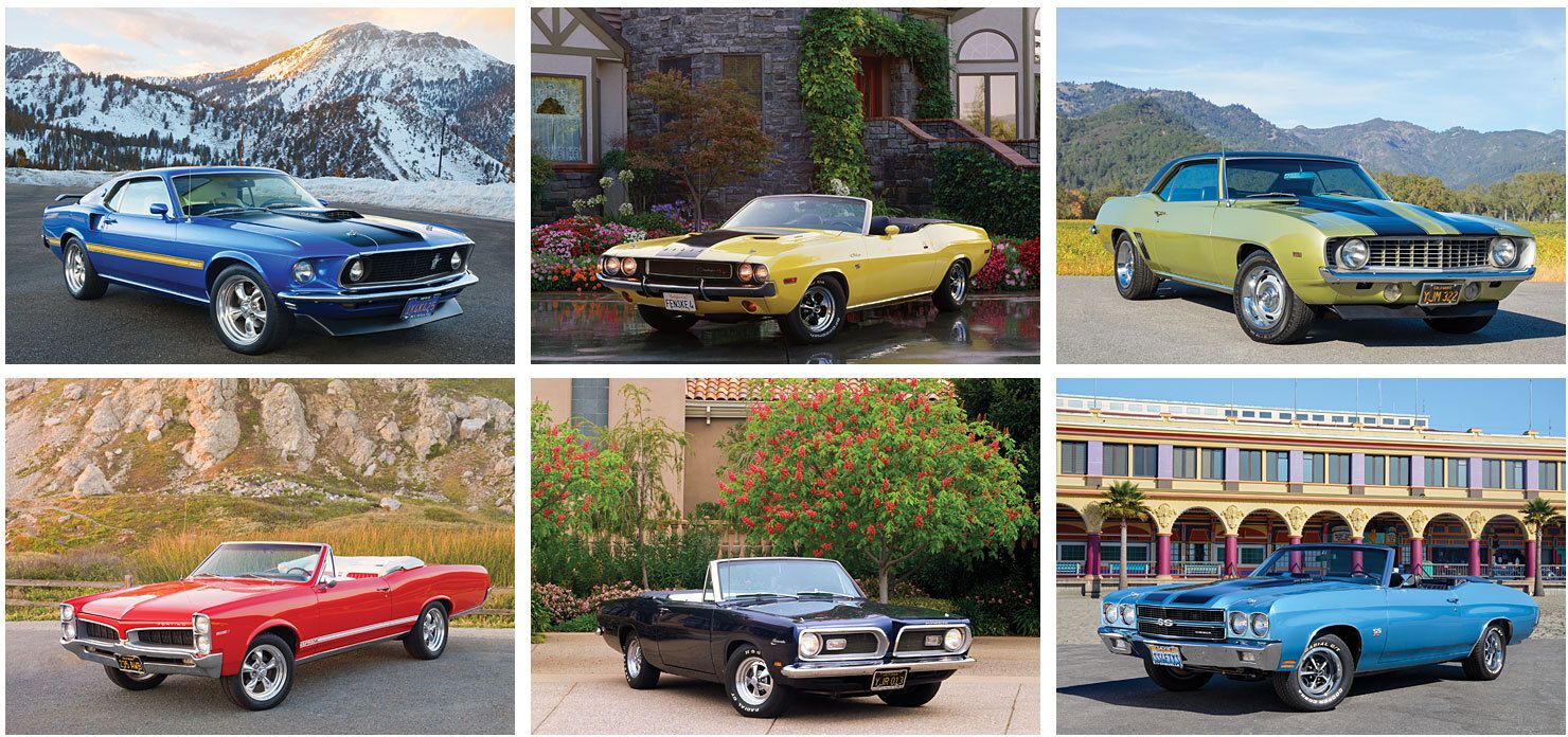MUSCLE CARS STAPLED WALL CALENDAR 14