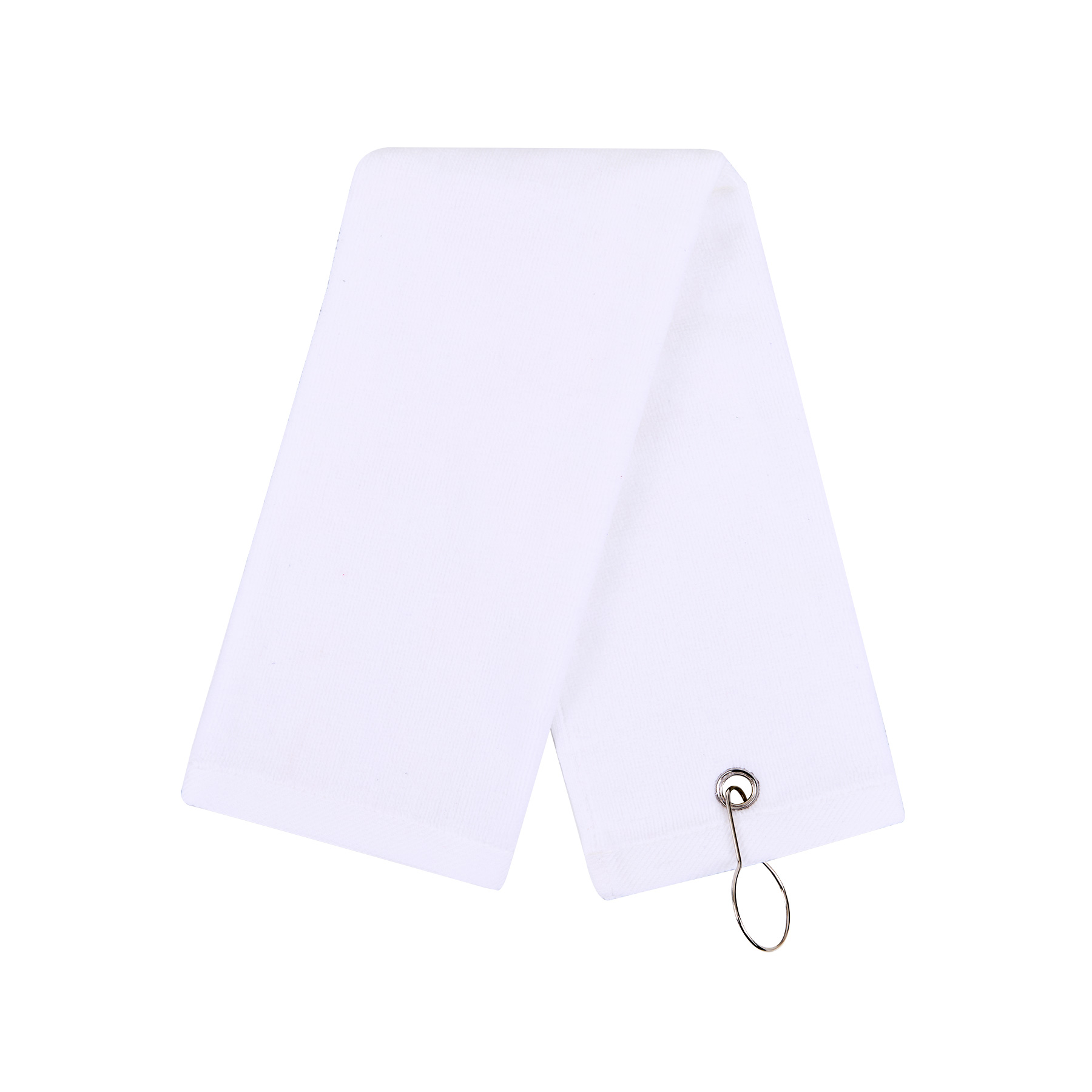 400GSM Cotton Golf Towel With Carabiner 5