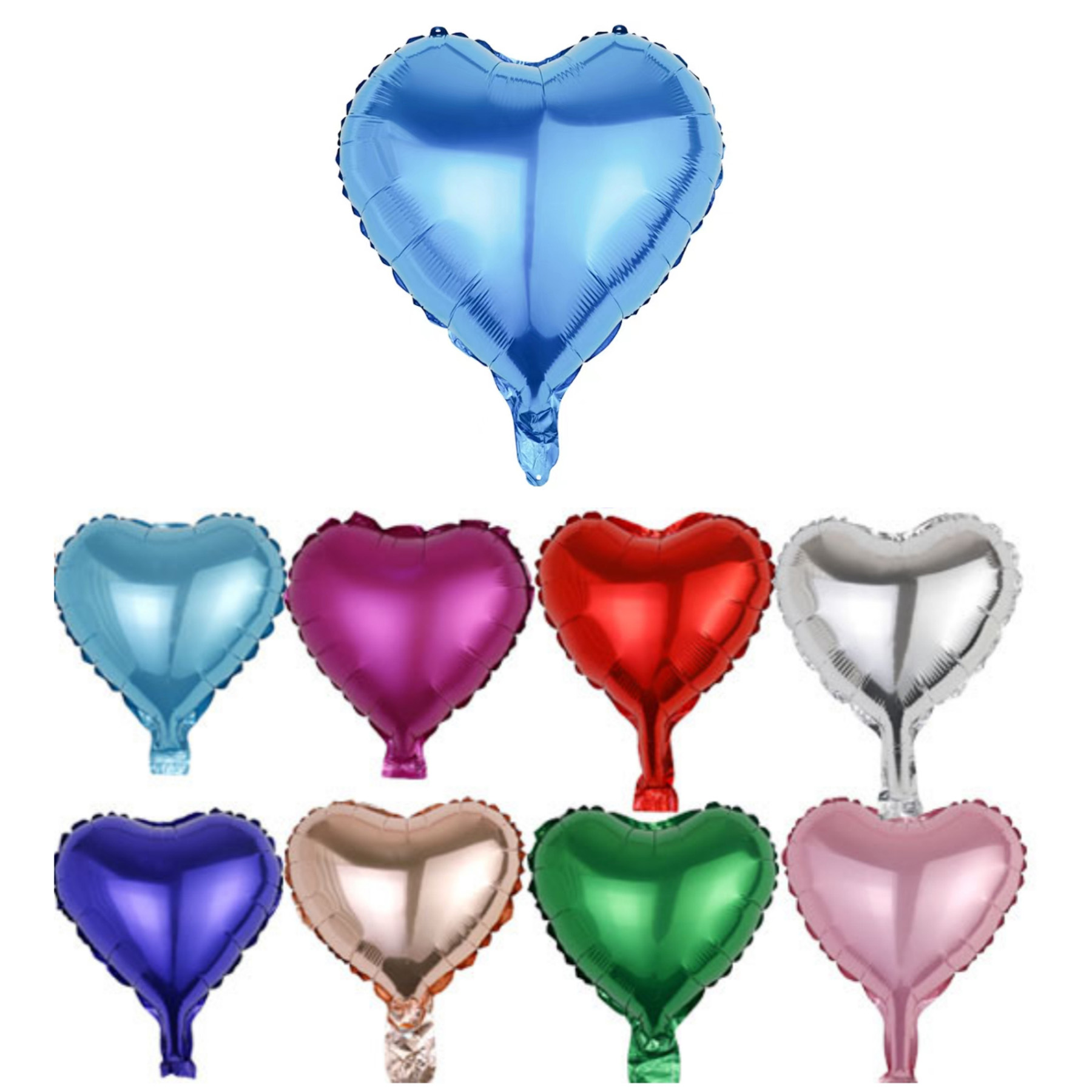 18" Heart-shaped Mylar Balloon 1