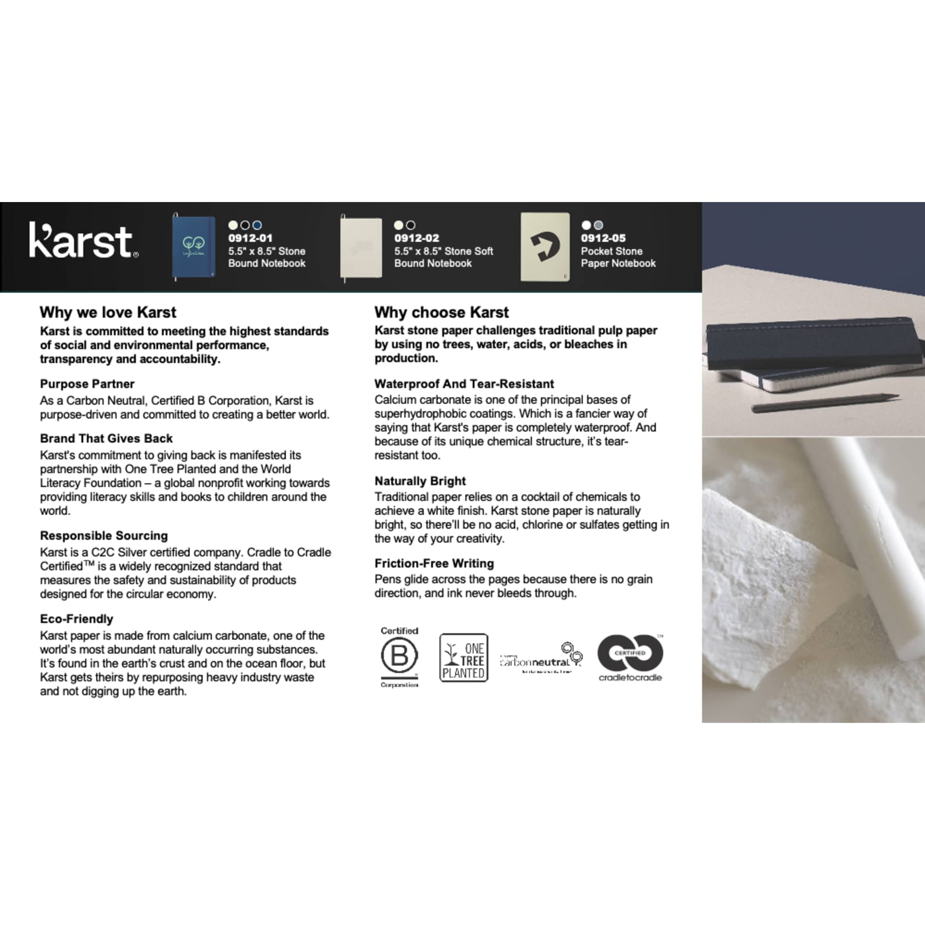 Karst Pocket Stone Paper Notebook 119