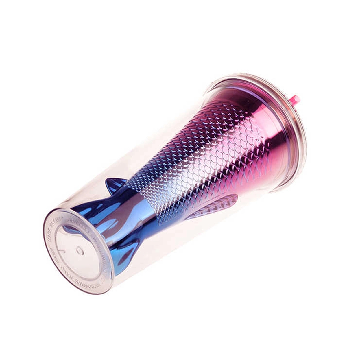 12Oz Bpafree Mermaid Shape Drinking Kid Tumbler With Straw 3