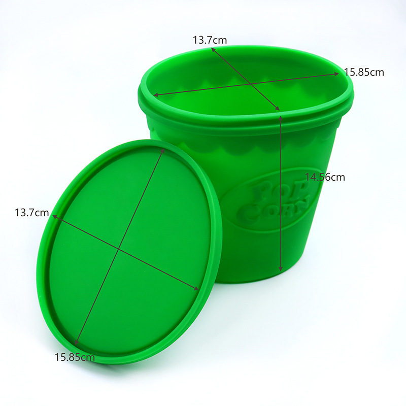 Silicone Popcorn Bowl 4