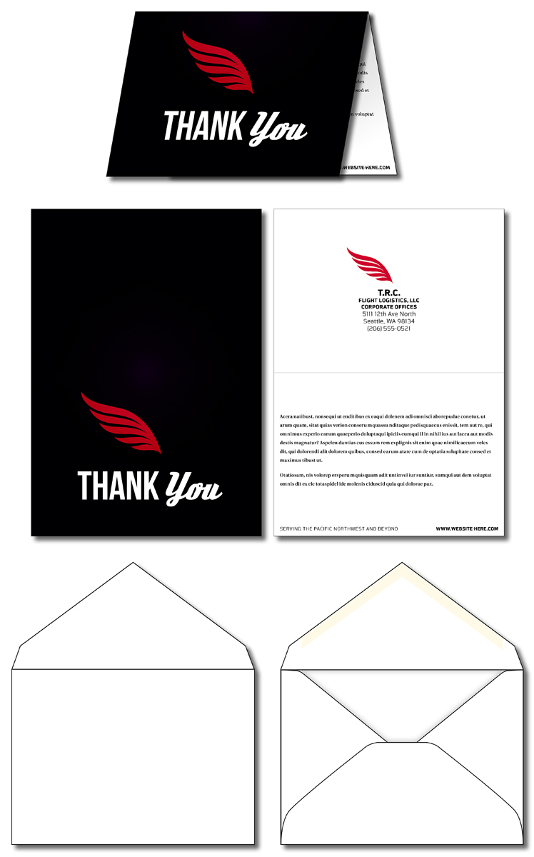 Greeting Card - 3.375x4.75 Folded with Envelopes – UV-Coated (1S) – 10 pt. 1