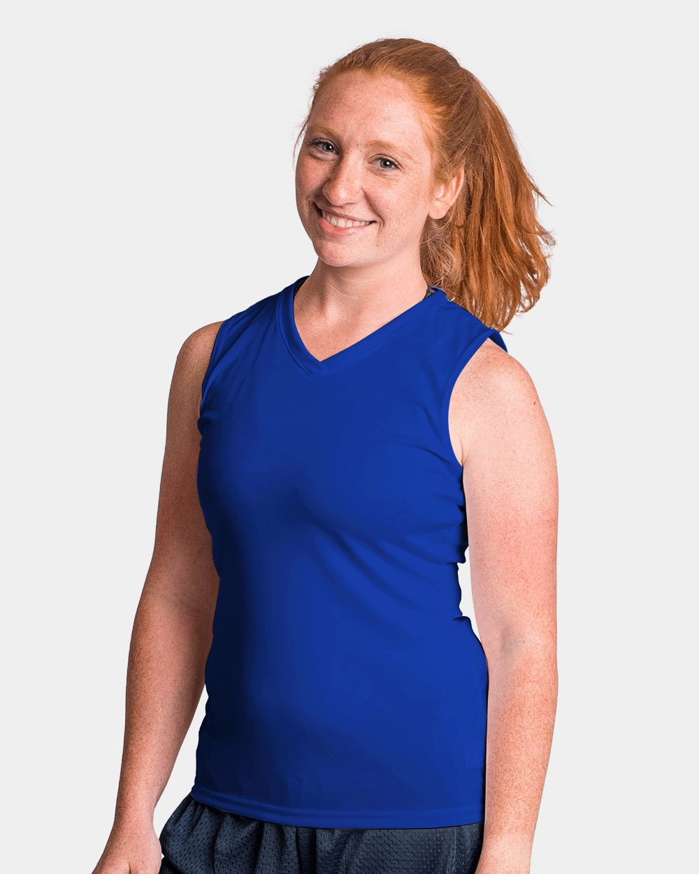 Women's Sleeveless V-Neck T-Shirt - 5663 19