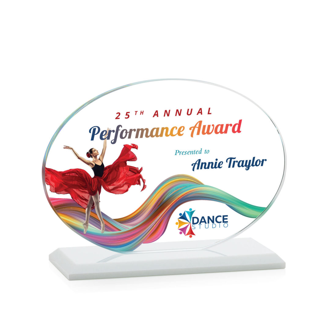 Austin (Horiz) VividPrint™ Award - White 3