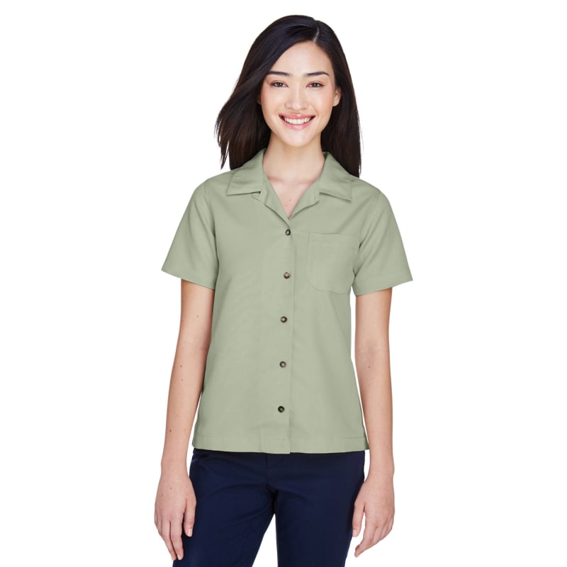 UltraClub Ladies' Cabana Breeze Camp Shirt 11