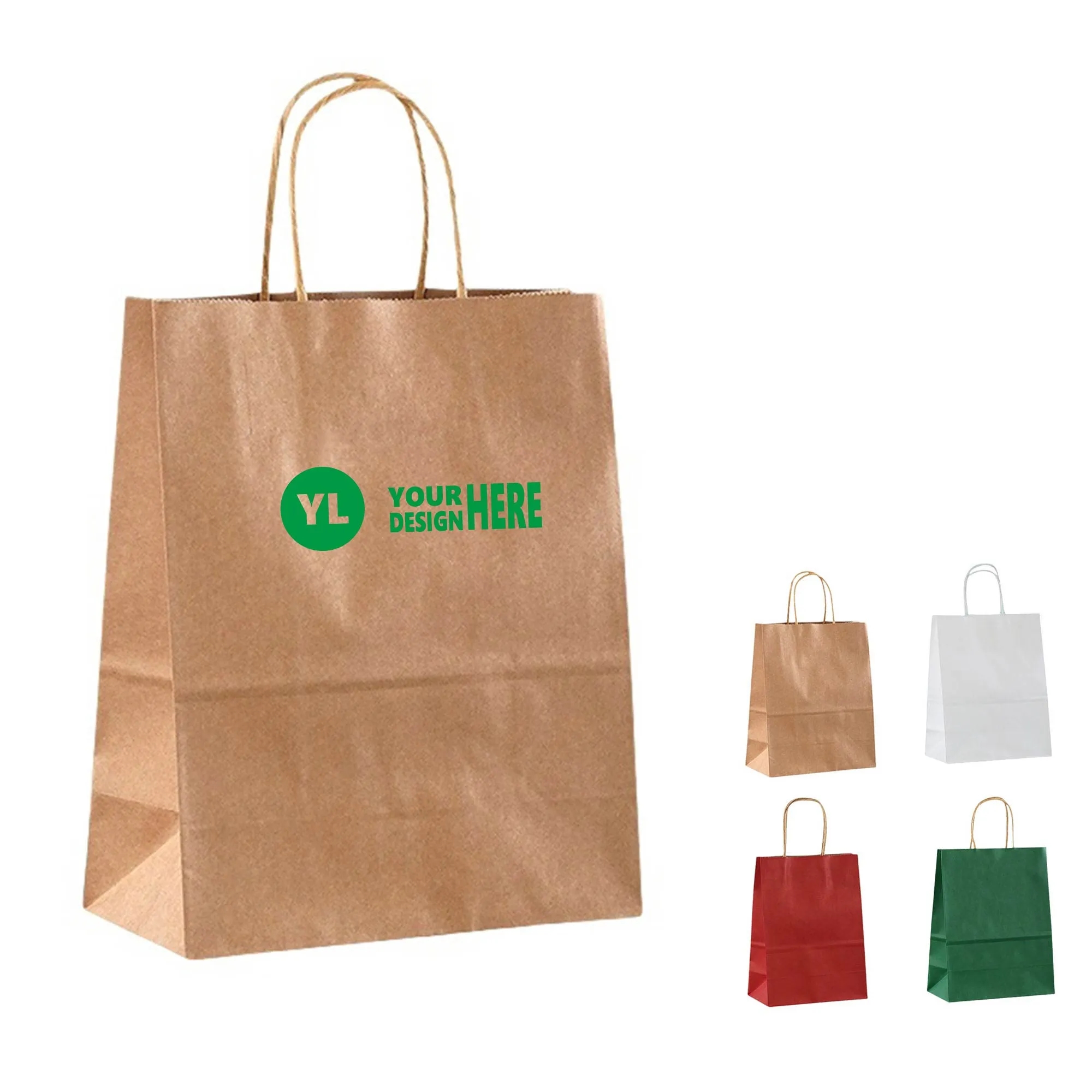 Kraft Paper Brown Shopping Bag 1
