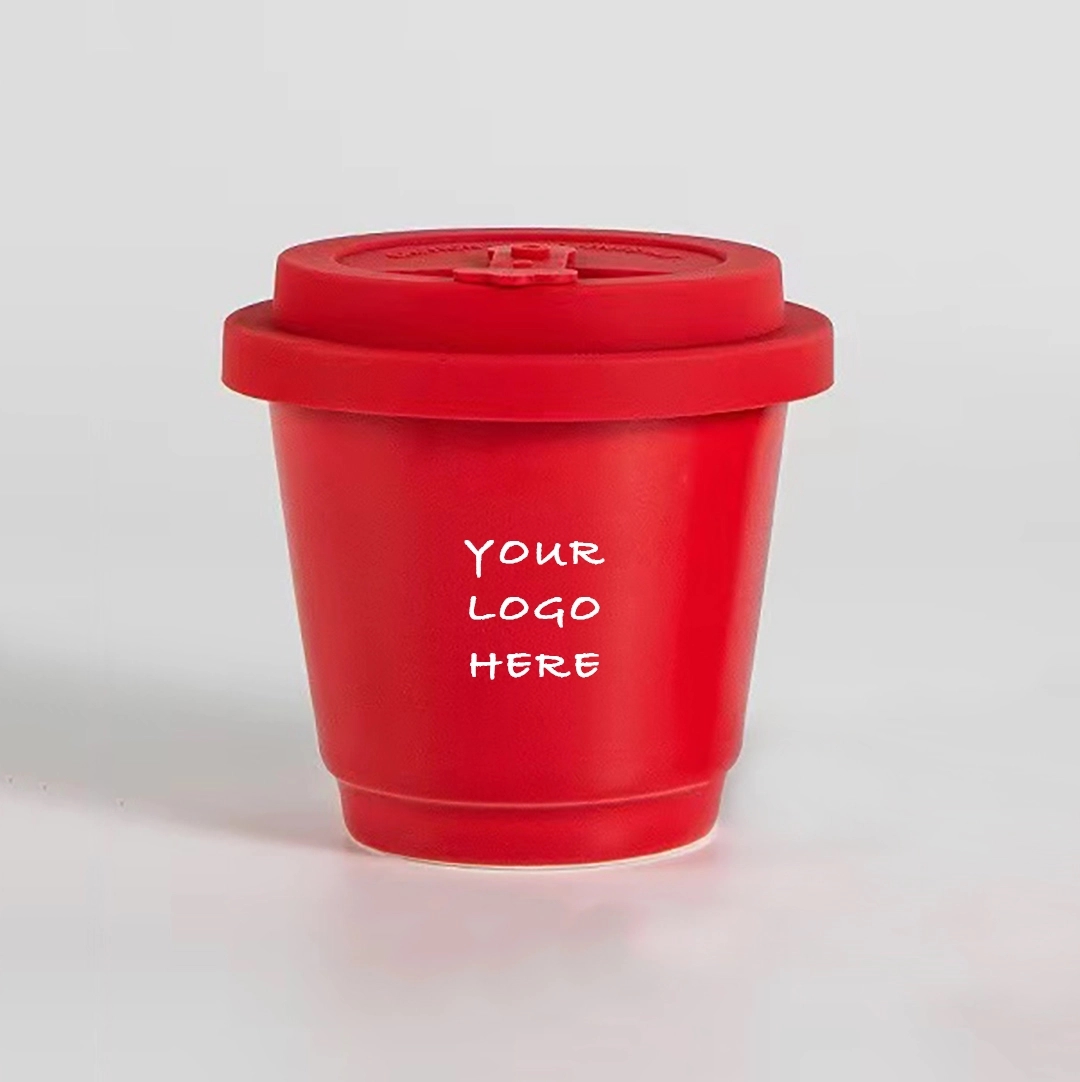 Ceramic Coffee Mug withTravel Lid 3
