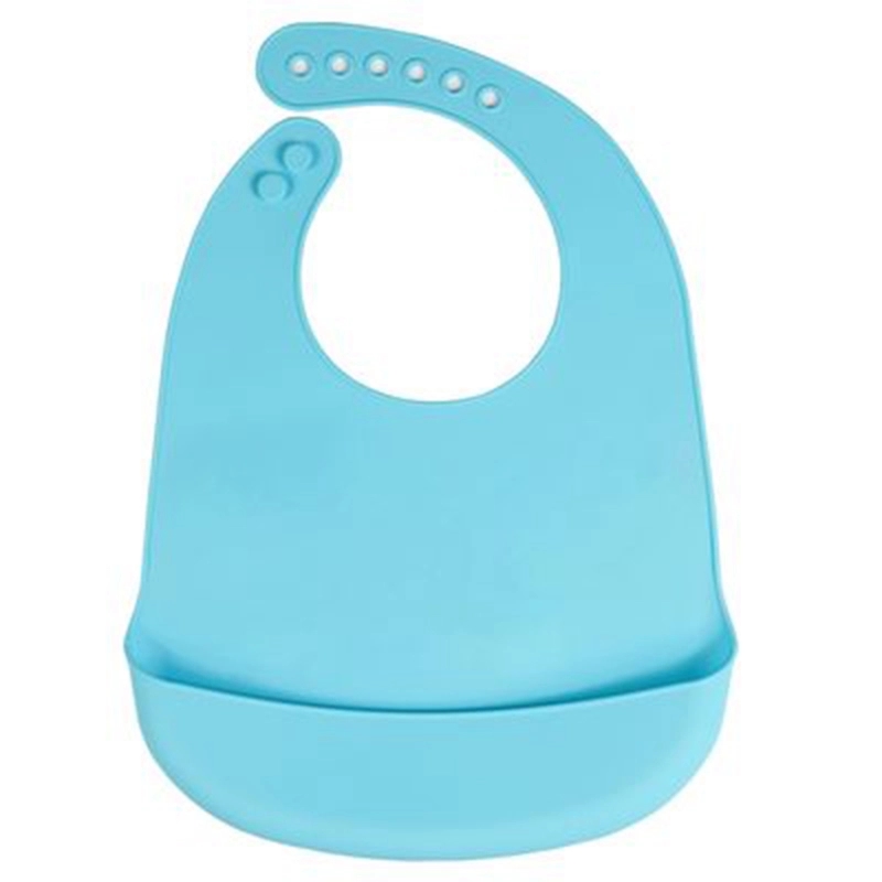 Silicone Baby Bib Set Adjustable Catch All Waterproof 21