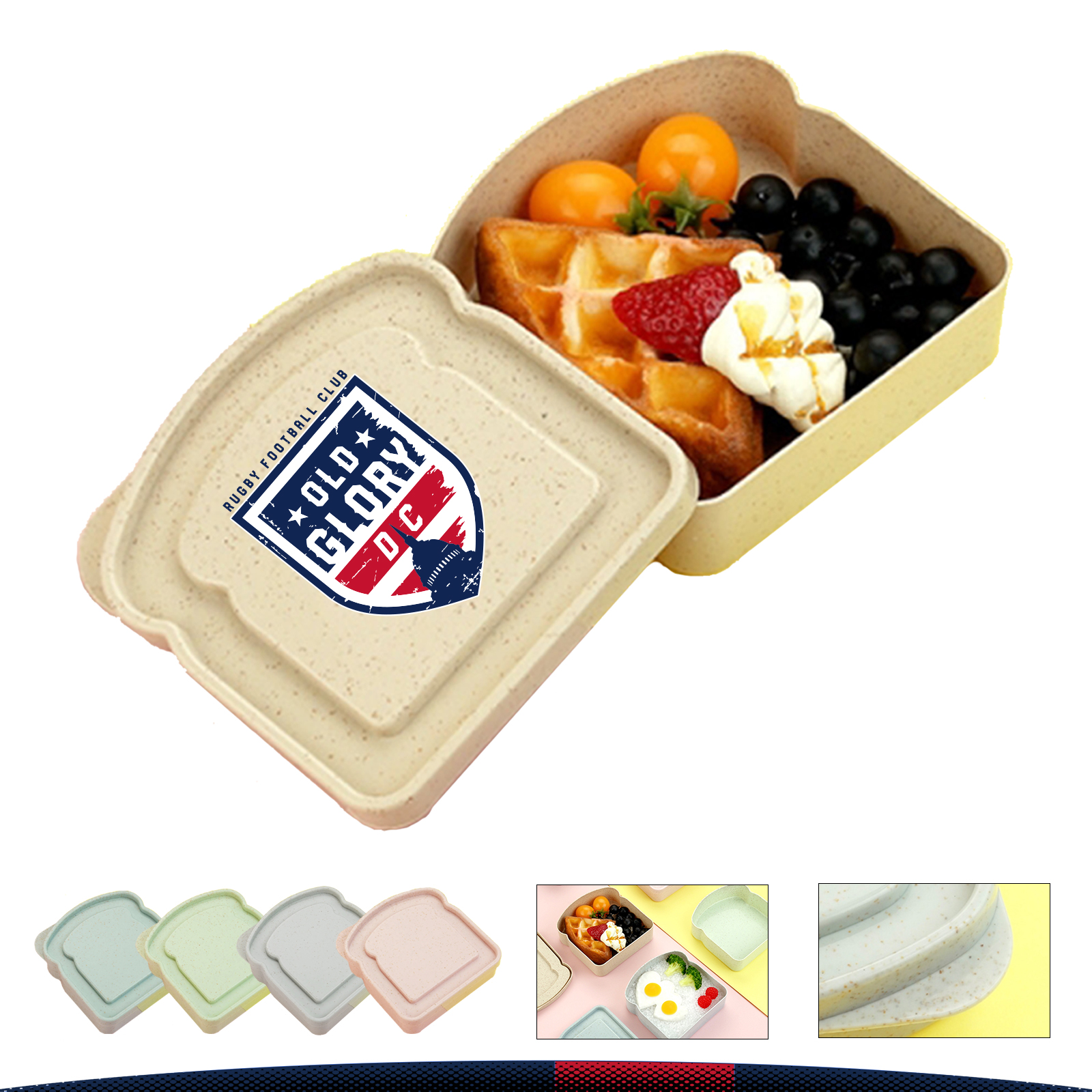 Toast Shape Sandwich Box 3
