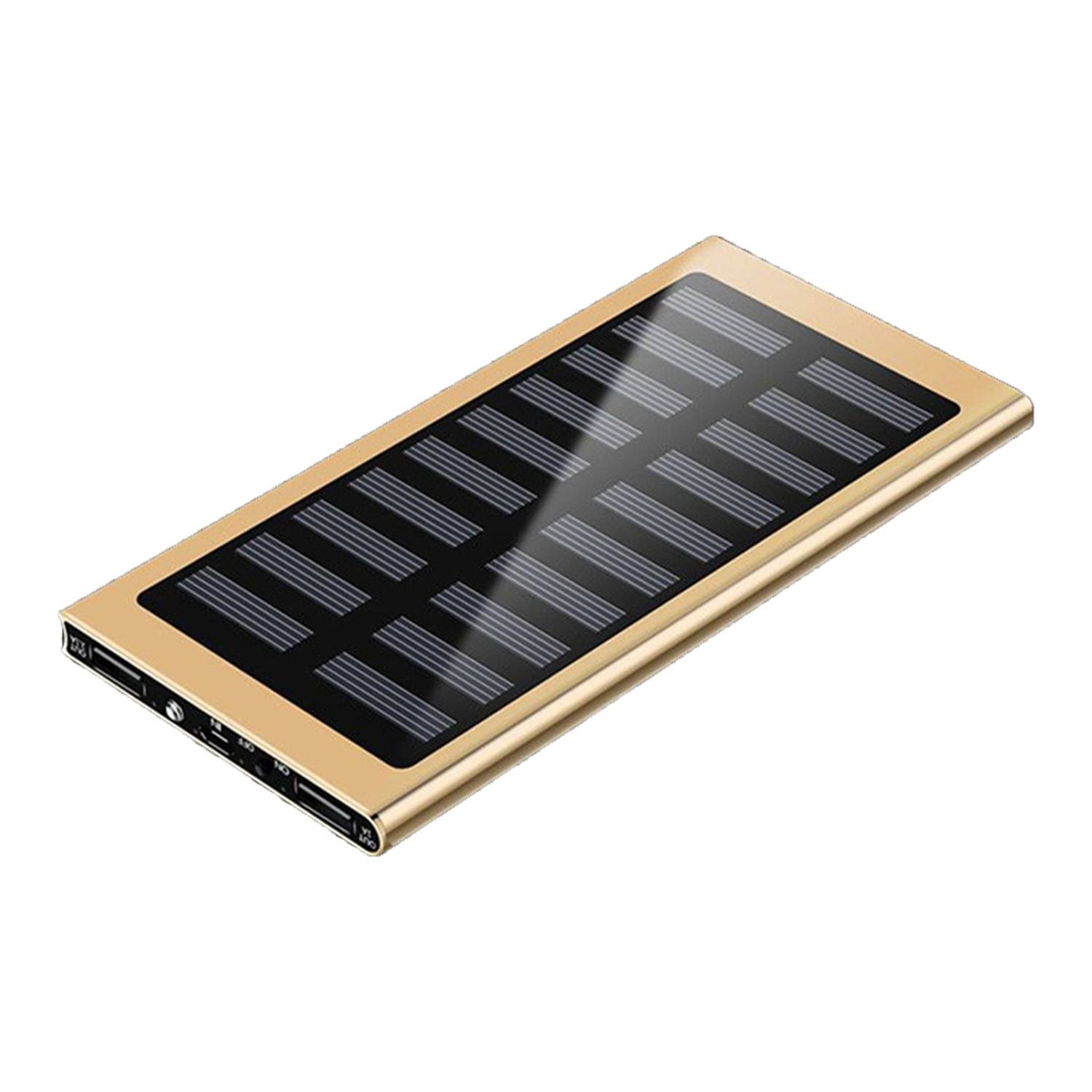 Dual USB 6000Mah Solar Power Bank With Flashlight 4