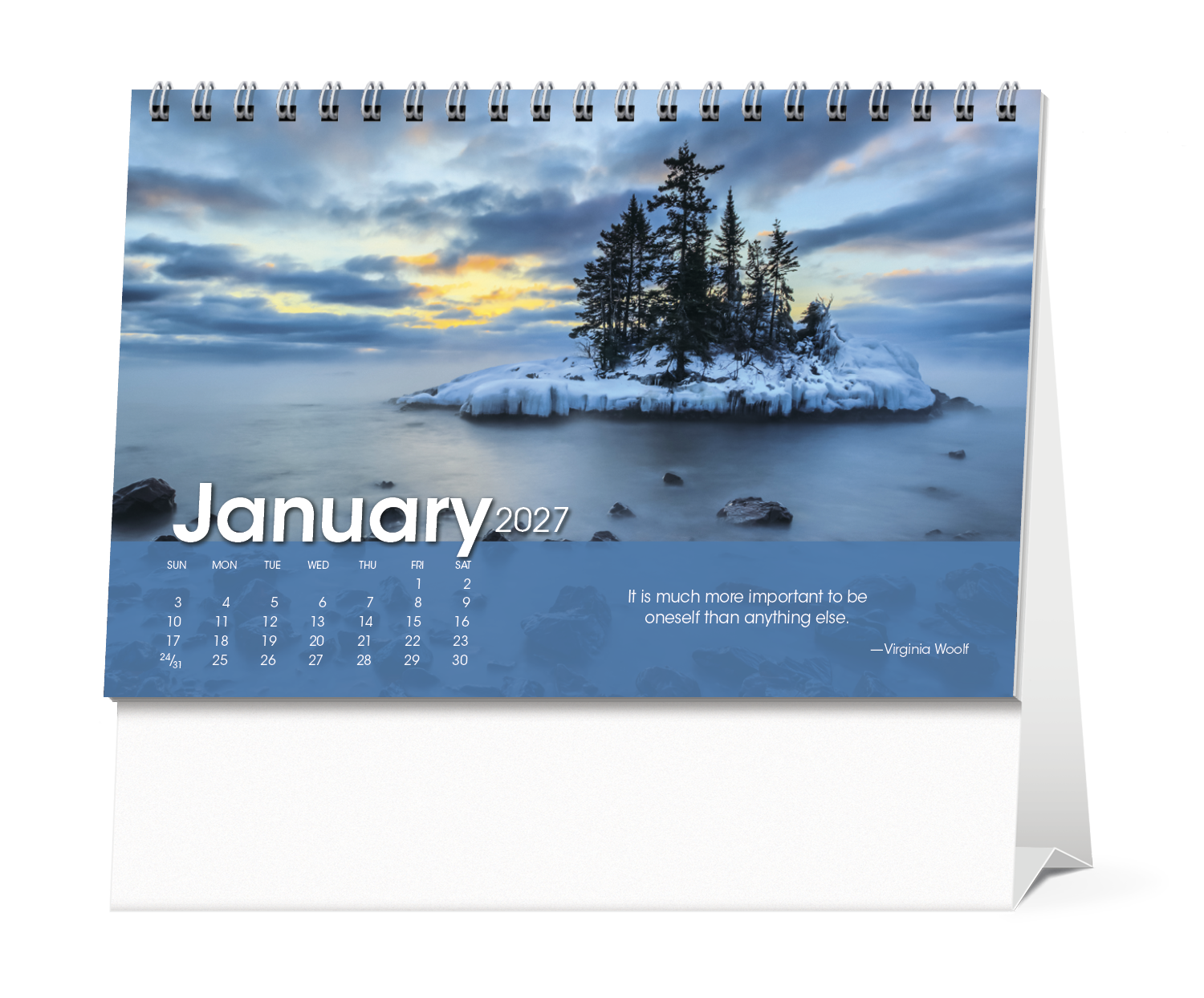 Triumph® Calendars Scenic Moments Large Desk Calendar 36