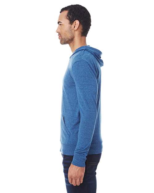 Unisex Triblend Full-Zip Lightweight Hooded Sweatshirt - 302Z 14